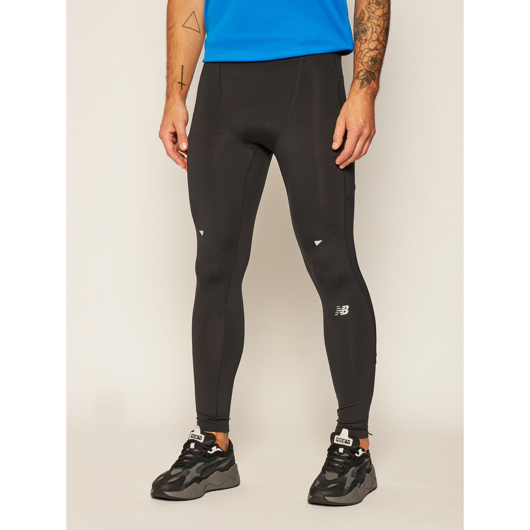 New Balance Colanți MP01247 Negru Slim Fit - Pled.ro