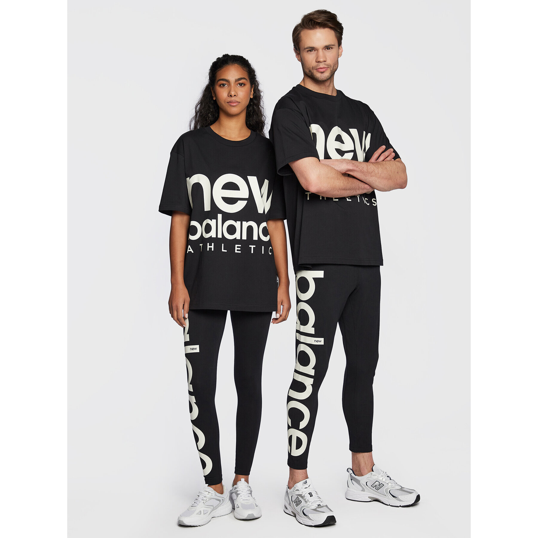 New Balance Colanți Unisex Athletics Out of Bounds UP23504 Negru Slim Fit - Pled.ro