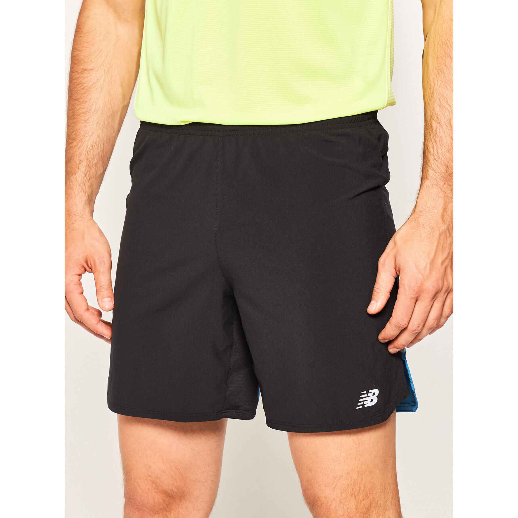 New Balance Pantaloni scurți sport Impact Run MS01243 Negru Athletic Fit - Pled.ro