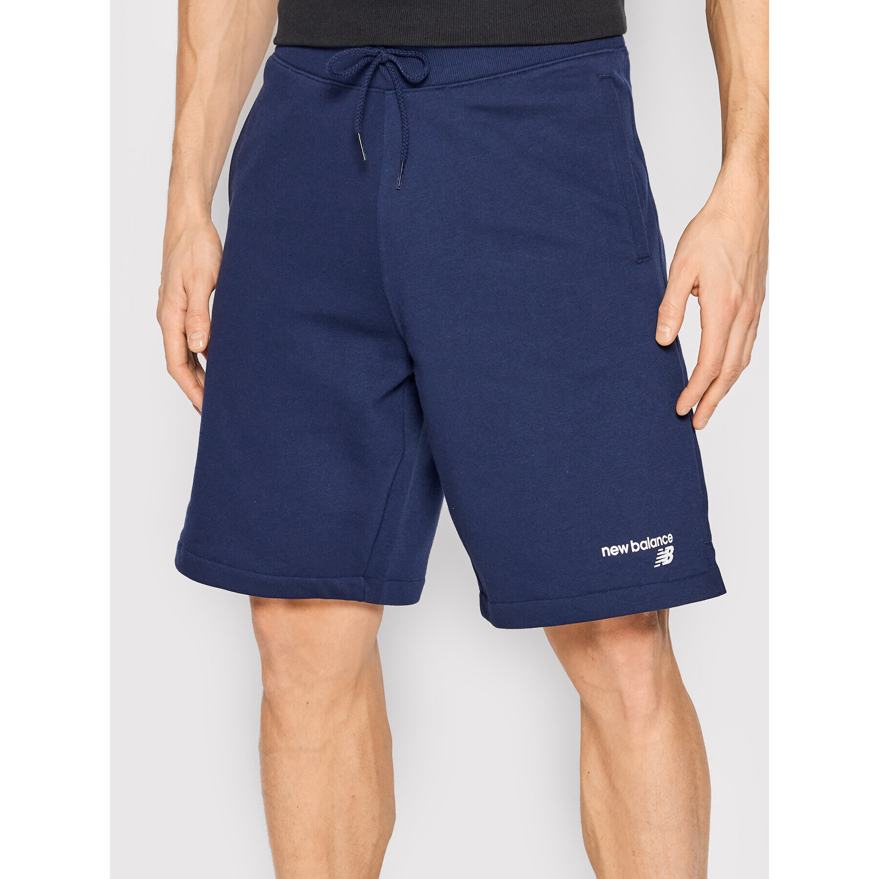 New Balance Pantaloni scurți sport MS11903 Bleumarin Relaxed Fit - Pled.ro