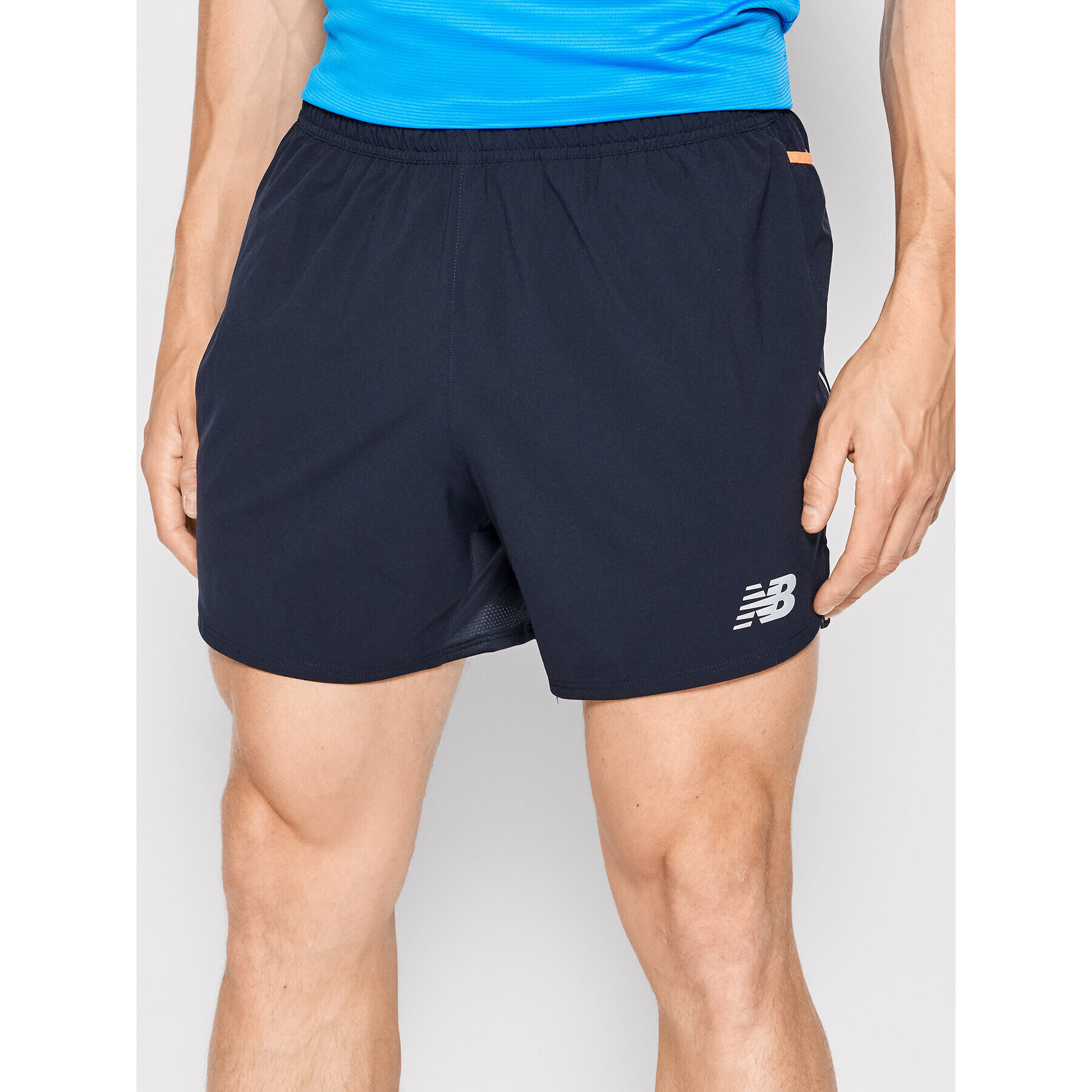 New Balance Pantaloni scurți sport MS21278 Bleumarin Athletic Fit - Pled.ro