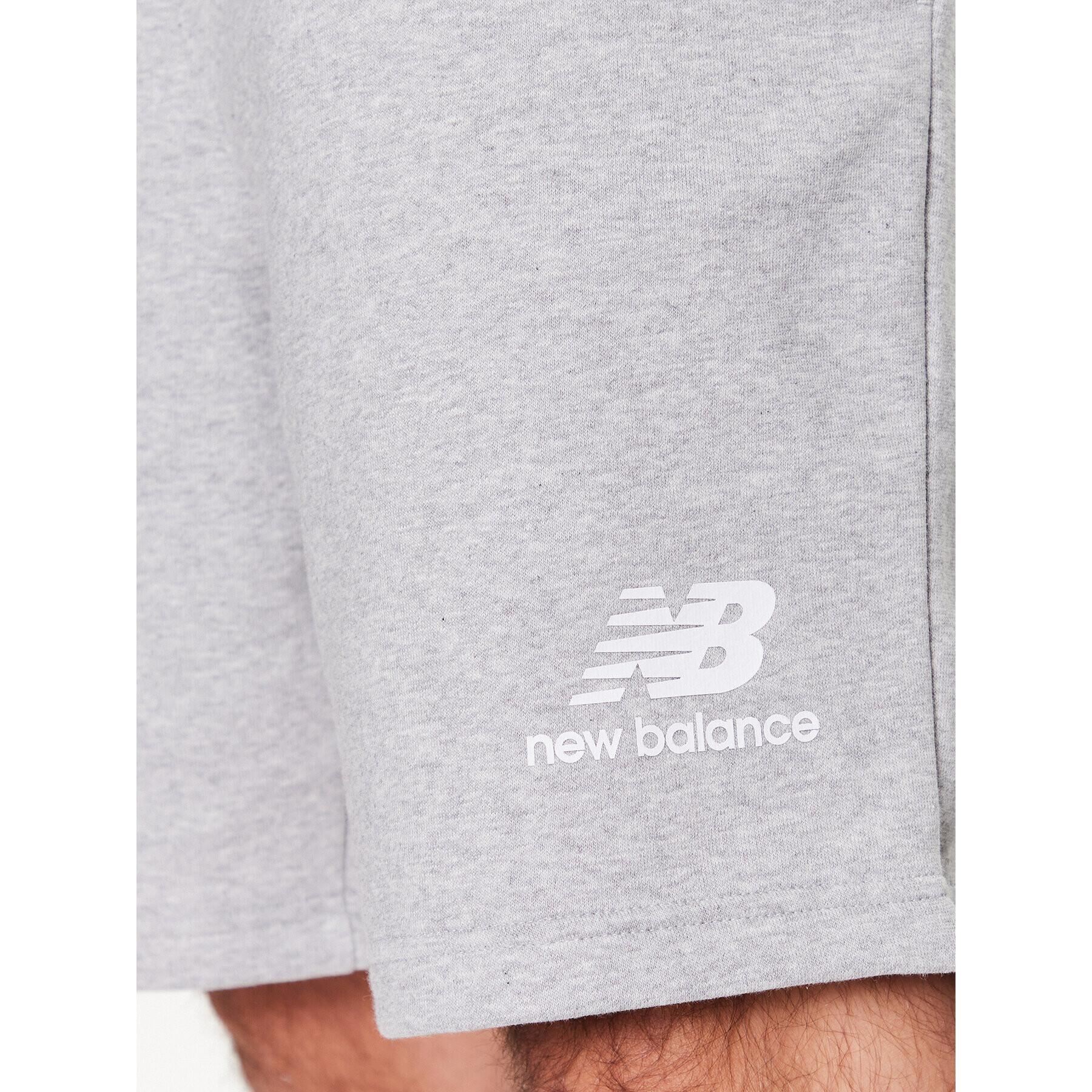 New Balance Pantaloni scurți sport MS3154 Gri Regular Fit - Pled.ro