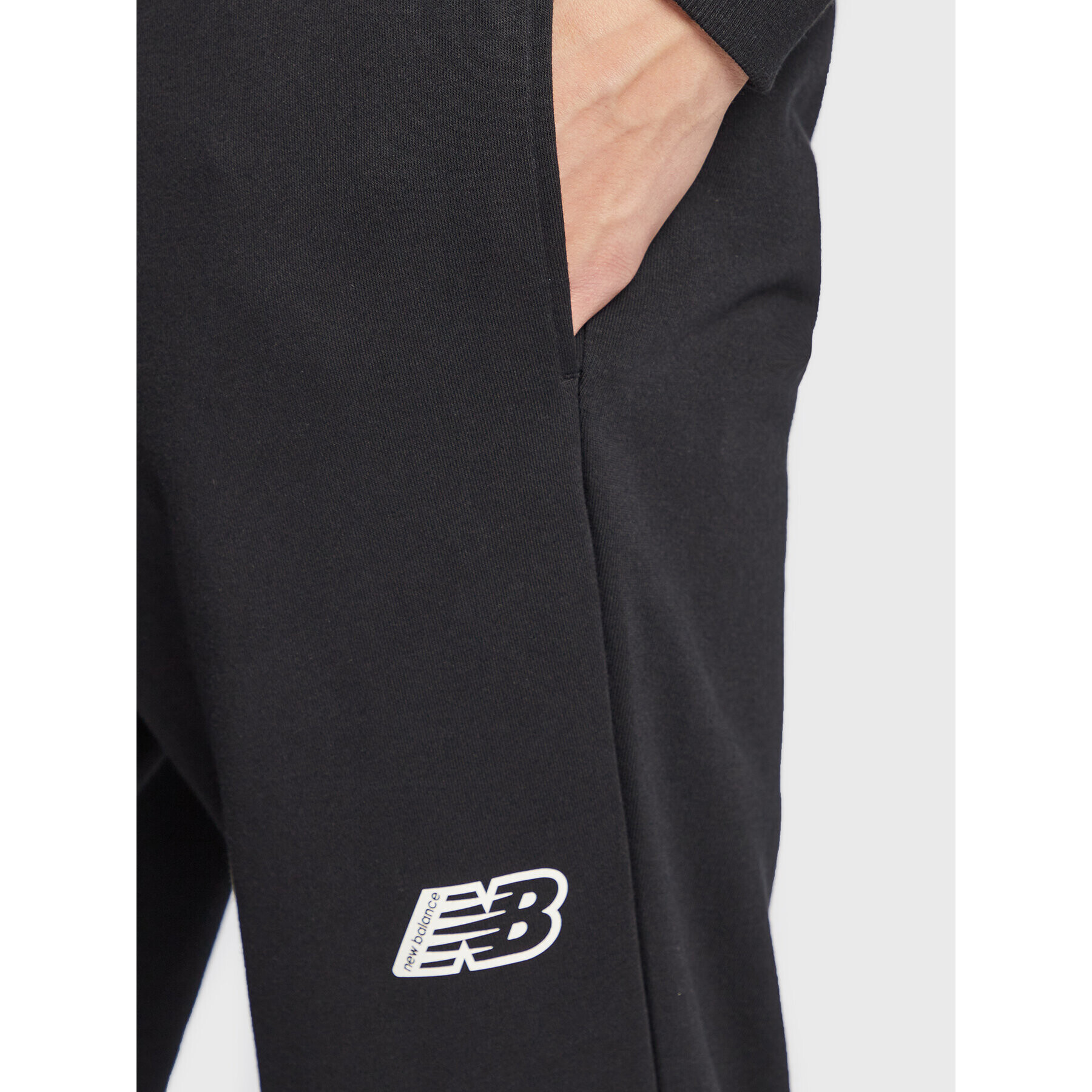 New Balance Pantaloni trening MP23504 Negru Athletic Fit - Pled.ro