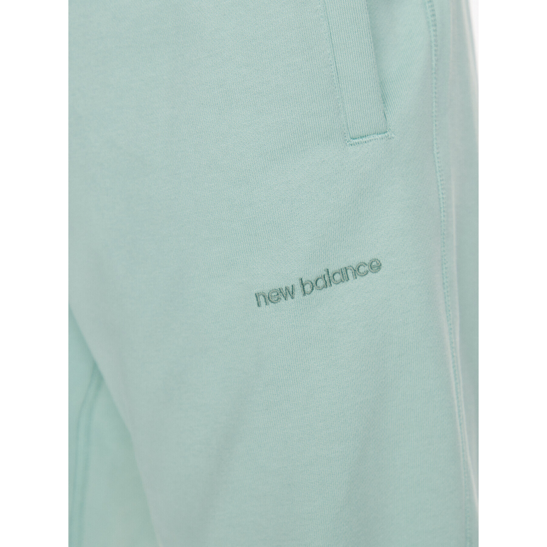 New Balance Pantaloni trening MP23551 Verde Relaxed Fit - Pled.ro