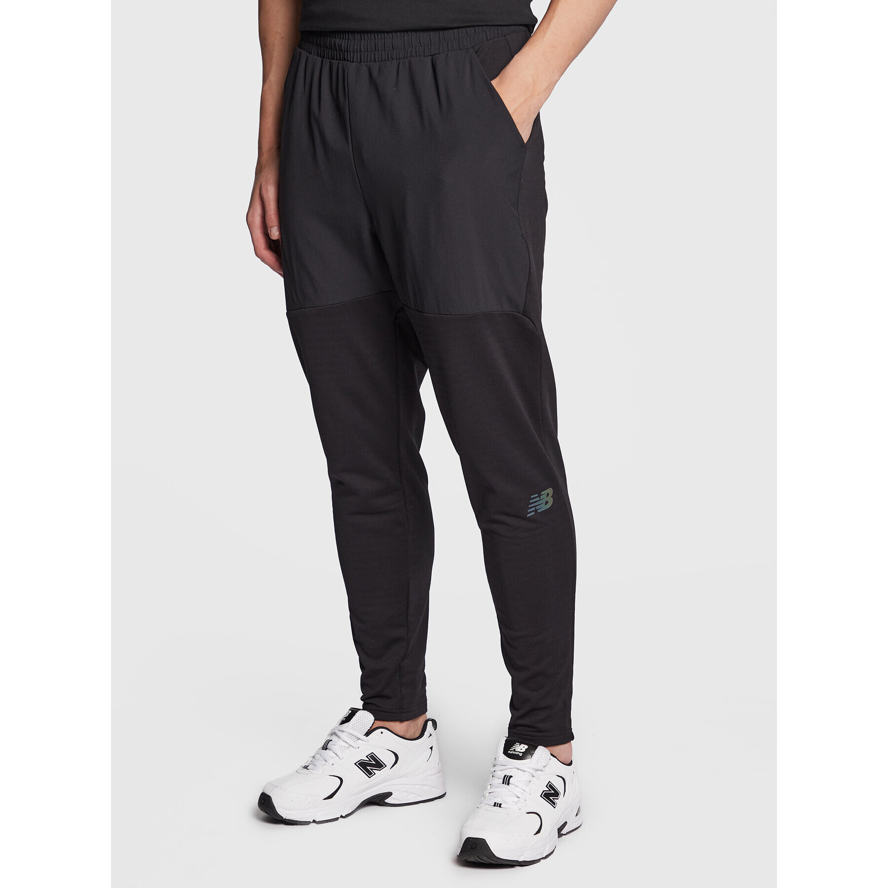 New Balance Pantaloni trening Speed MP23287 Negru Athletic Fit - Pled.ro