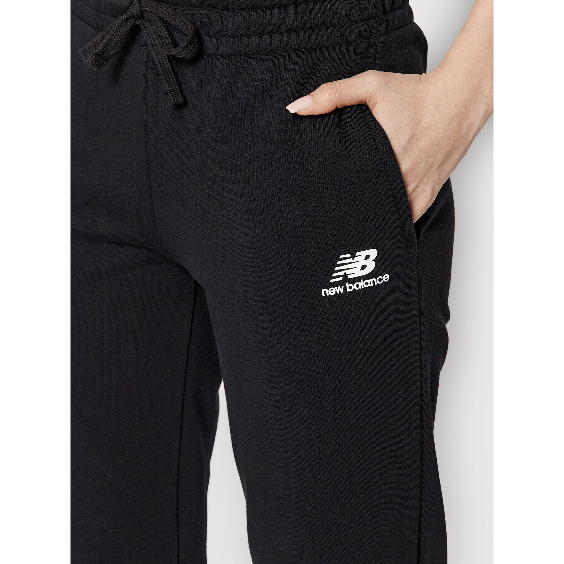 New Balance Pantaloni trening WP21508 Negru Athletic Fit - Pled.ro