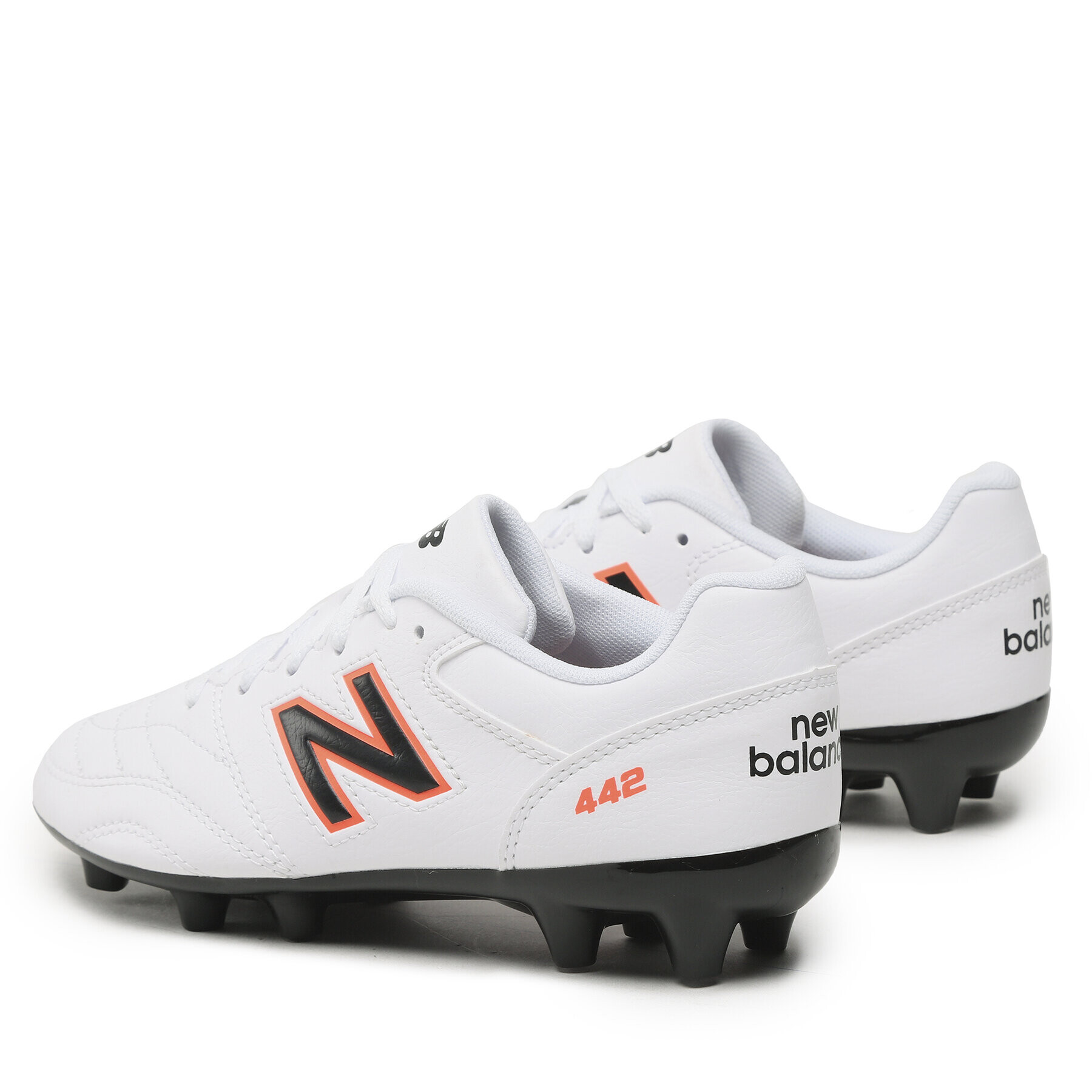 New Balance Pantofi 442 v2 Academy Jnr Fg JS43FWD2 Alb - Pled.ro