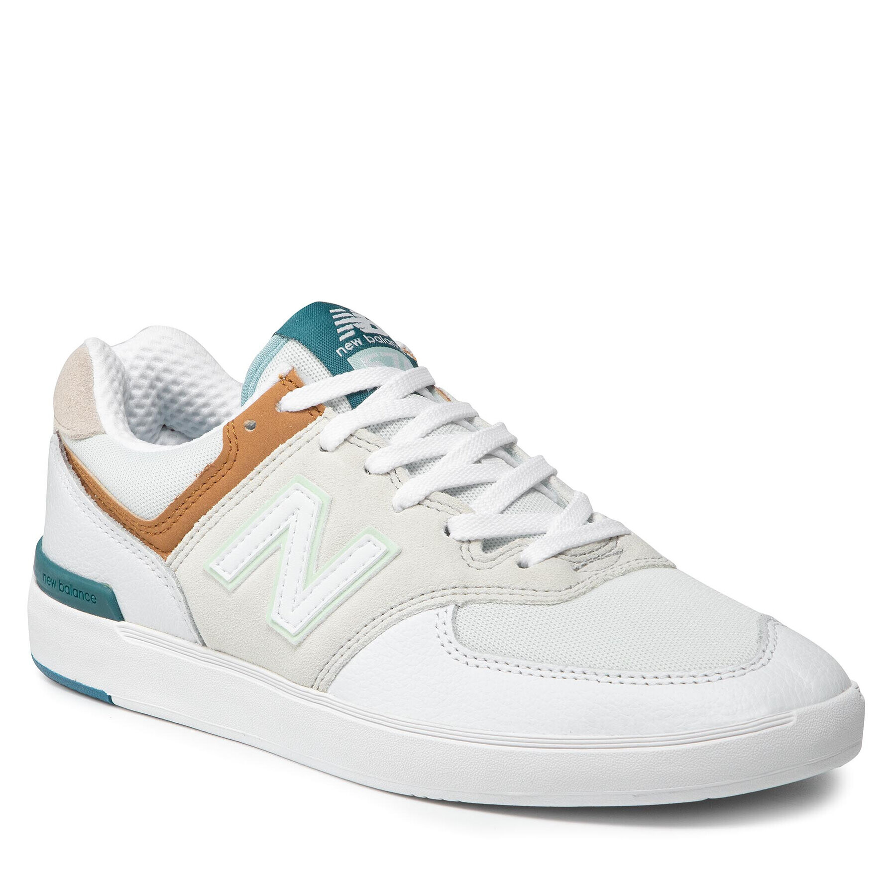 New Balance Sneakers AM574WWN Alb - Pled.ro