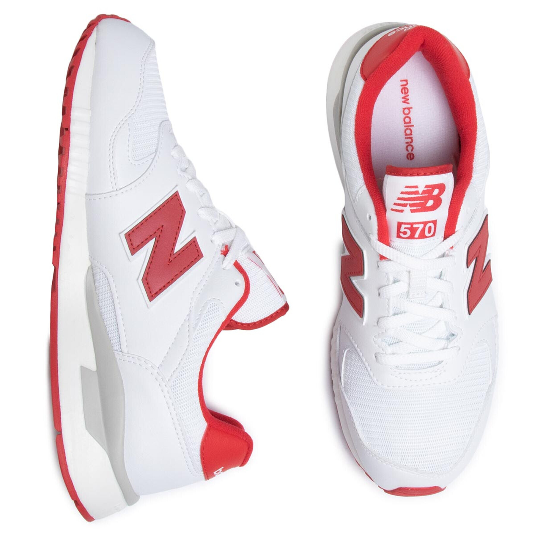 New Balance Sneakers ML570BNG Alb - Pled.ro