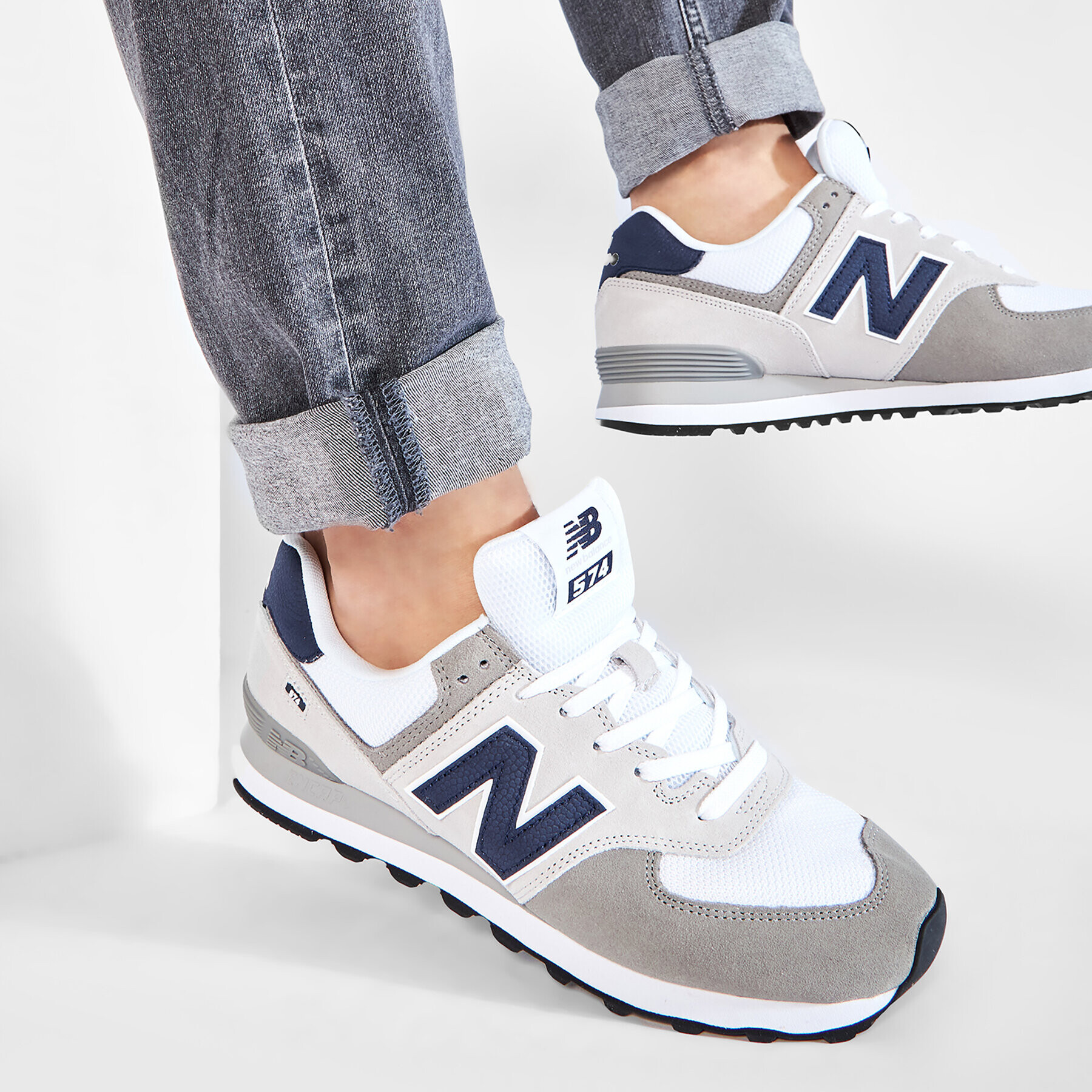 New Balance Sneakers ML574EAG Gri - Pled.ro