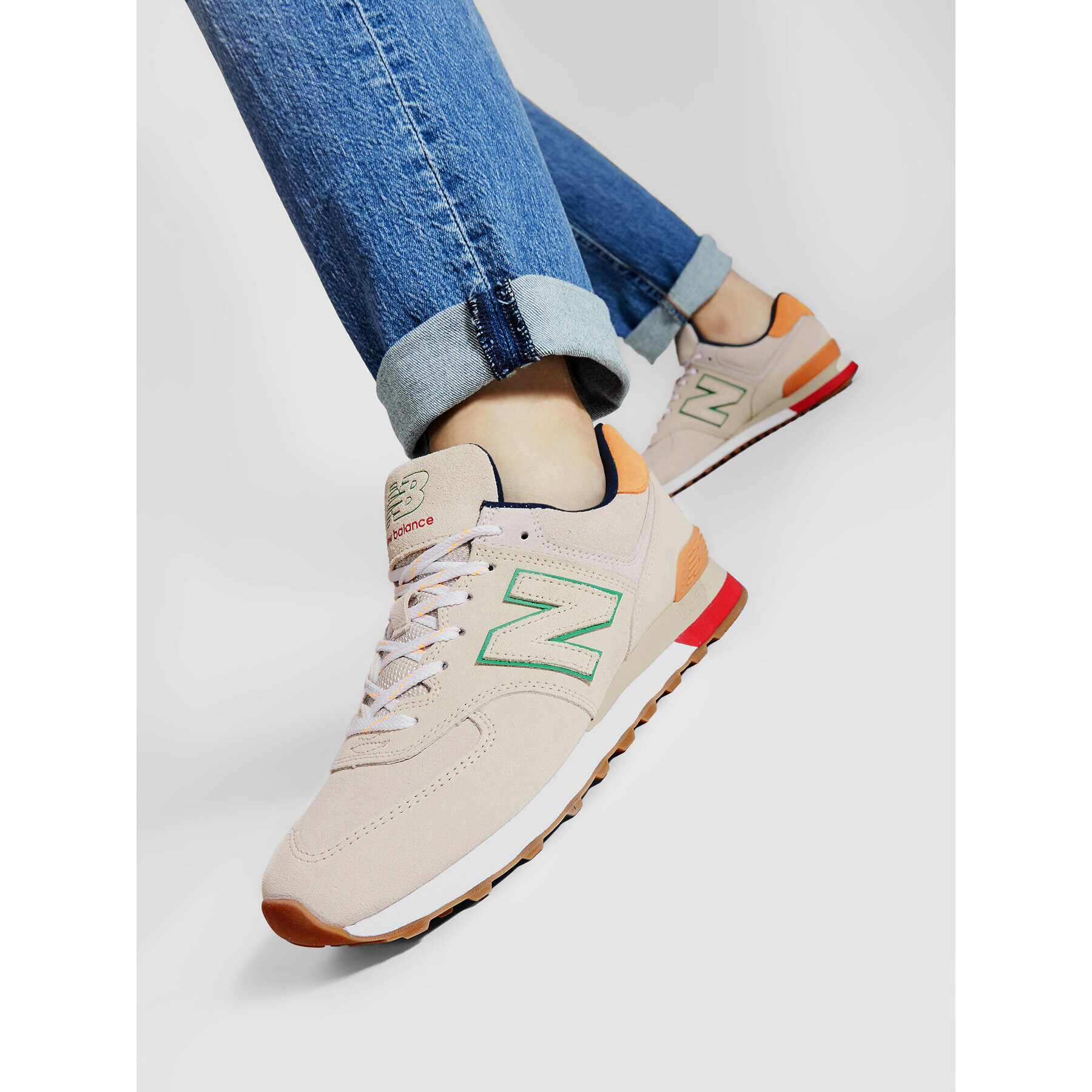 New Balance Sneakers ML574GE2 Bej - Pled.ro