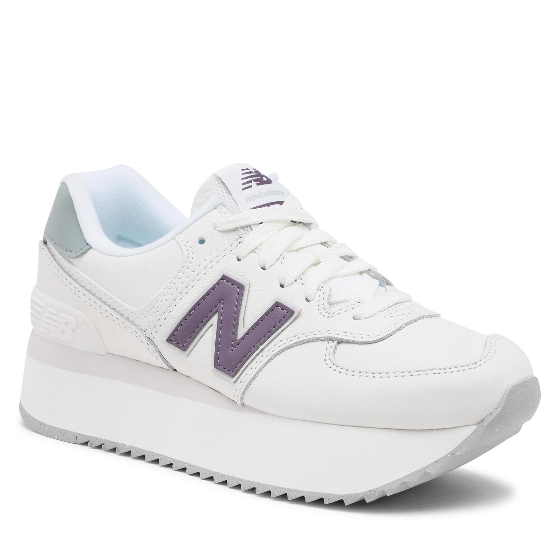 New Balance Sneakers WL574ZFG Alb - Pled.ro