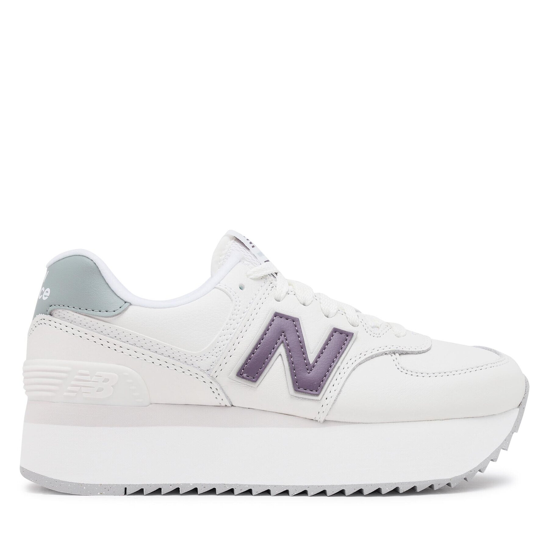 New Balance Sneakers WL574ZFG Alb - Pled.ro