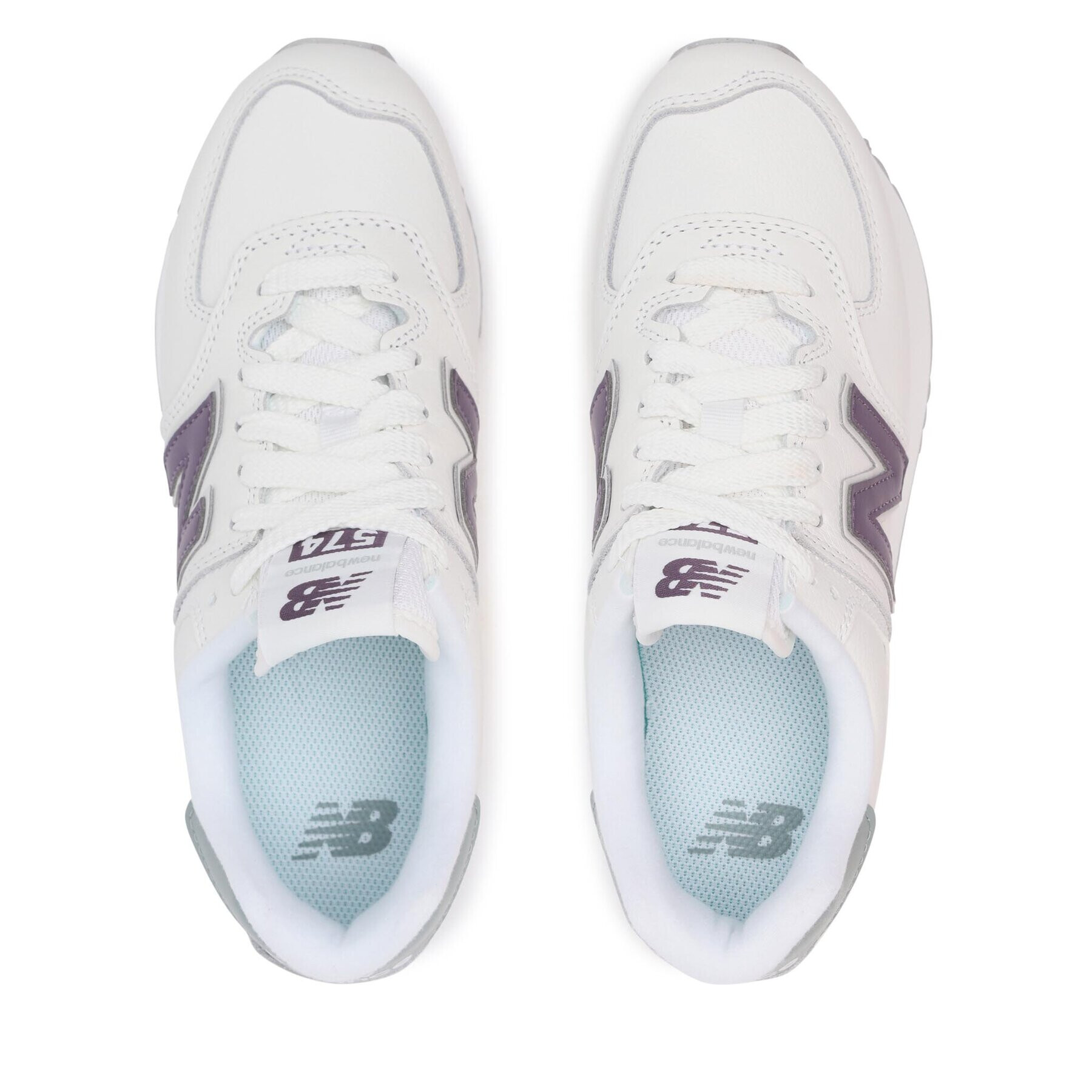 New Balance Sneakers WL574ZFG Alb - Pled.ro