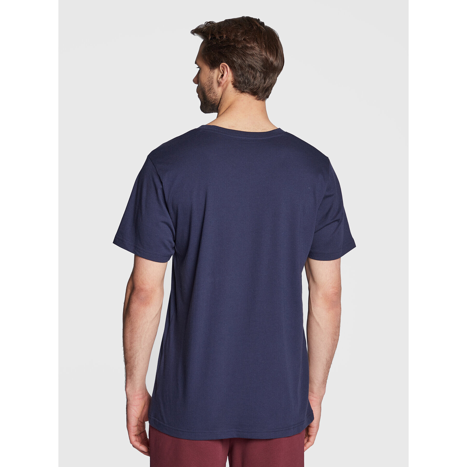 New Balance Tricou Classic Core Logo MT03905 Bleumarin Athletic Fit - Pled.ro