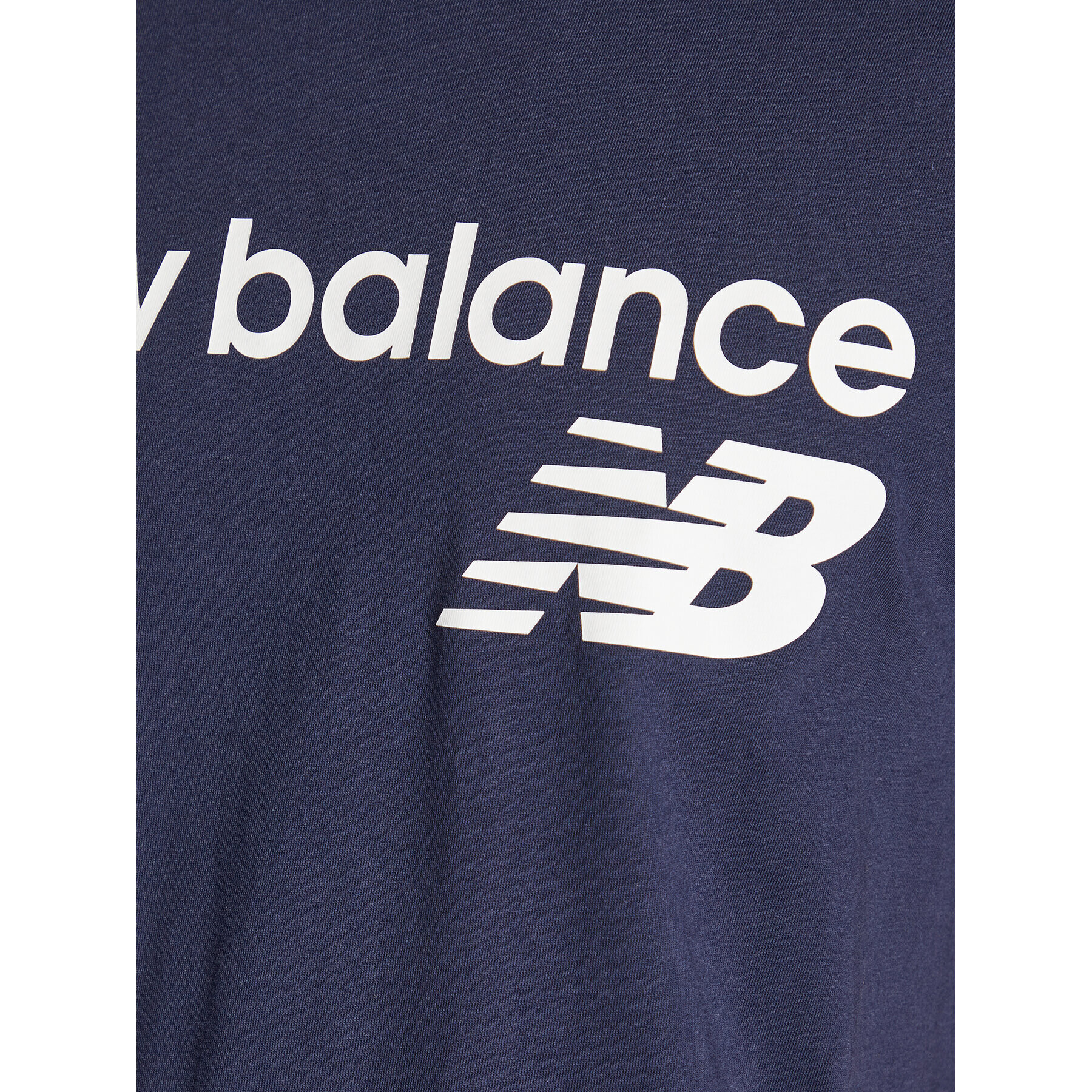 New Balance Tricou Classic Core Logo MT03905 Bleumarin Athletic Fit - Pled.ro