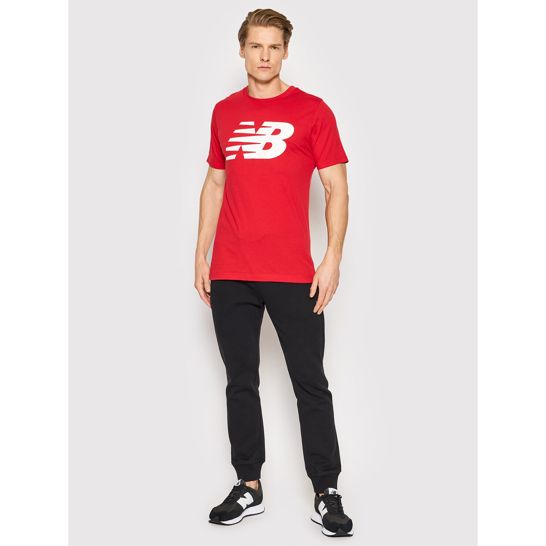 New Balance Tricou Classic MT03919 Roșu Regular Fit - Pled.ro