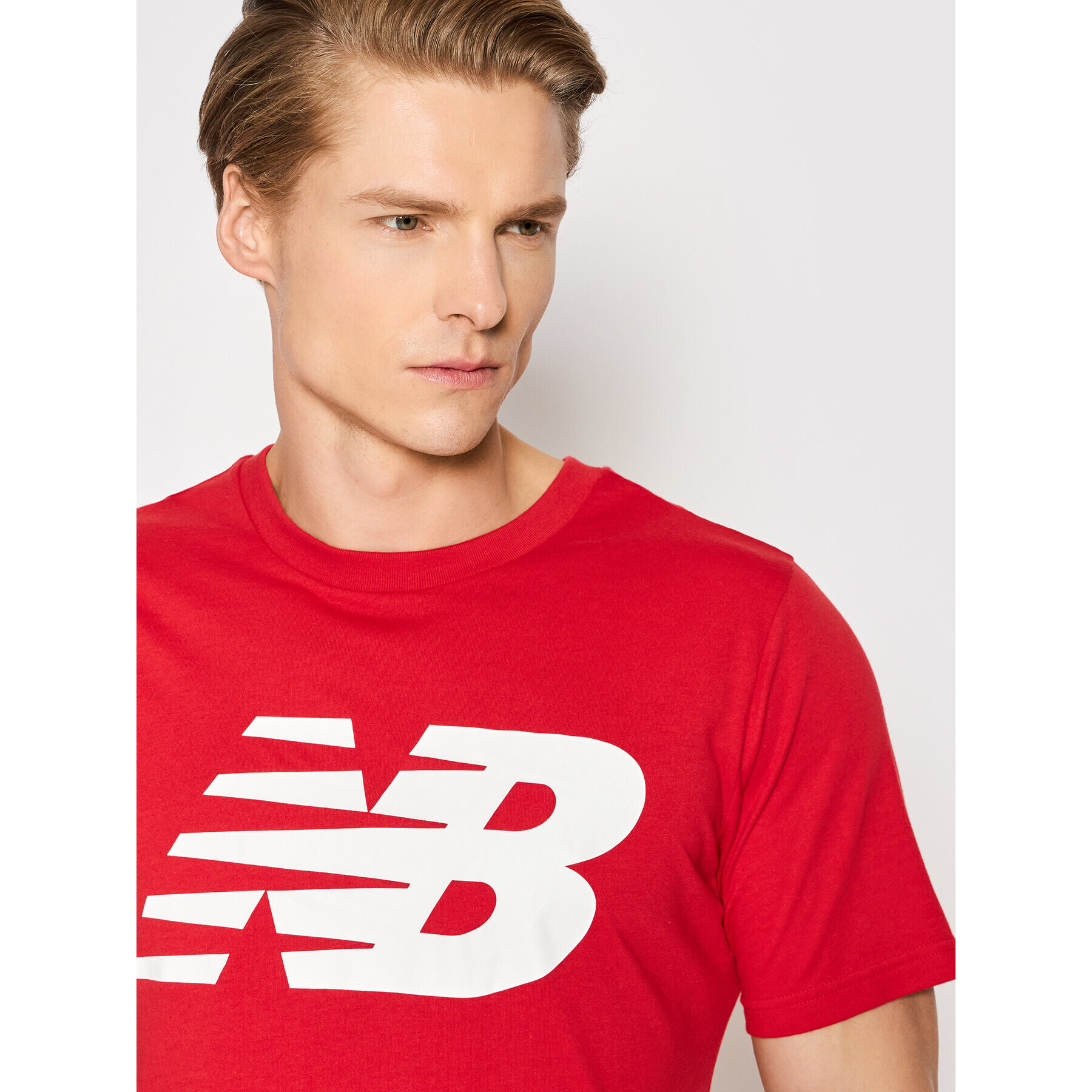 New Balance Tricou Classic MT03919 Roșu Regular Fit - Pled.ro