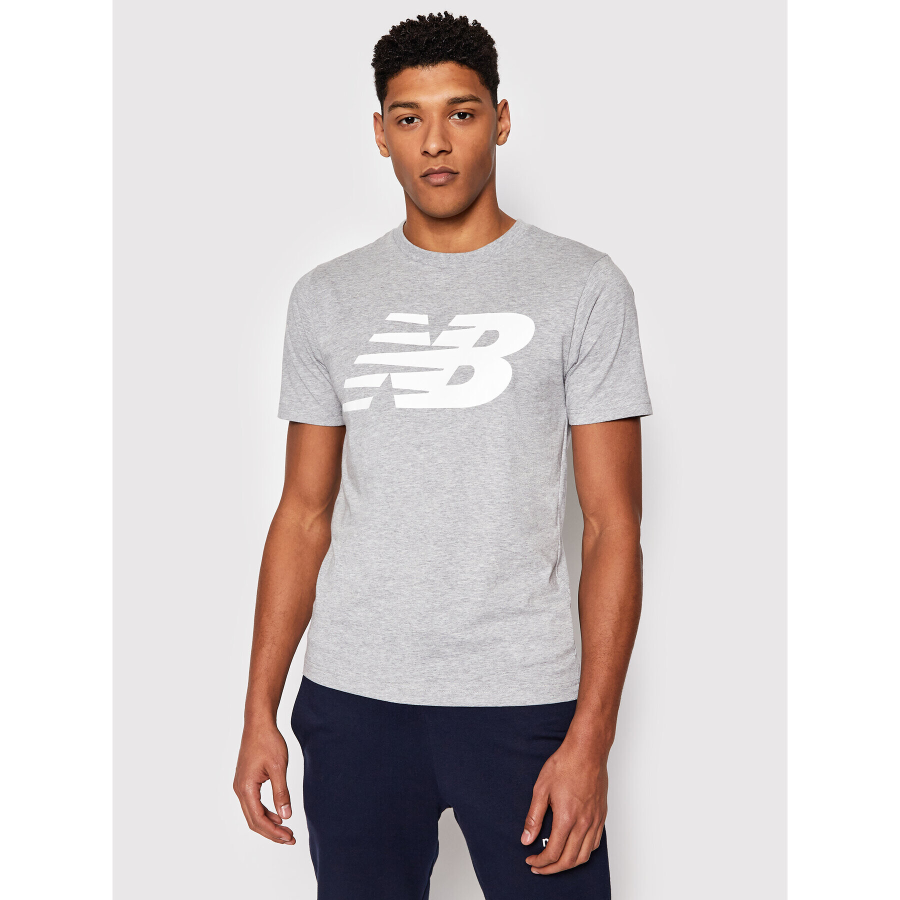 New Balance Tricou Classic New MT03919 Gri Regular Fit - Pled.ro