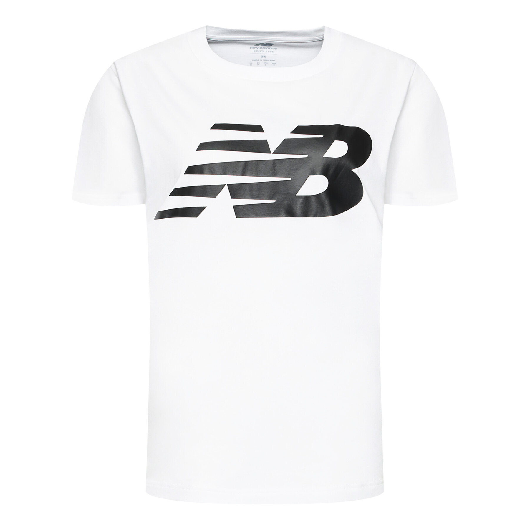 New Balance Tricou Classics Tee MT03919 Alb Athletic Fit - Pled.ro