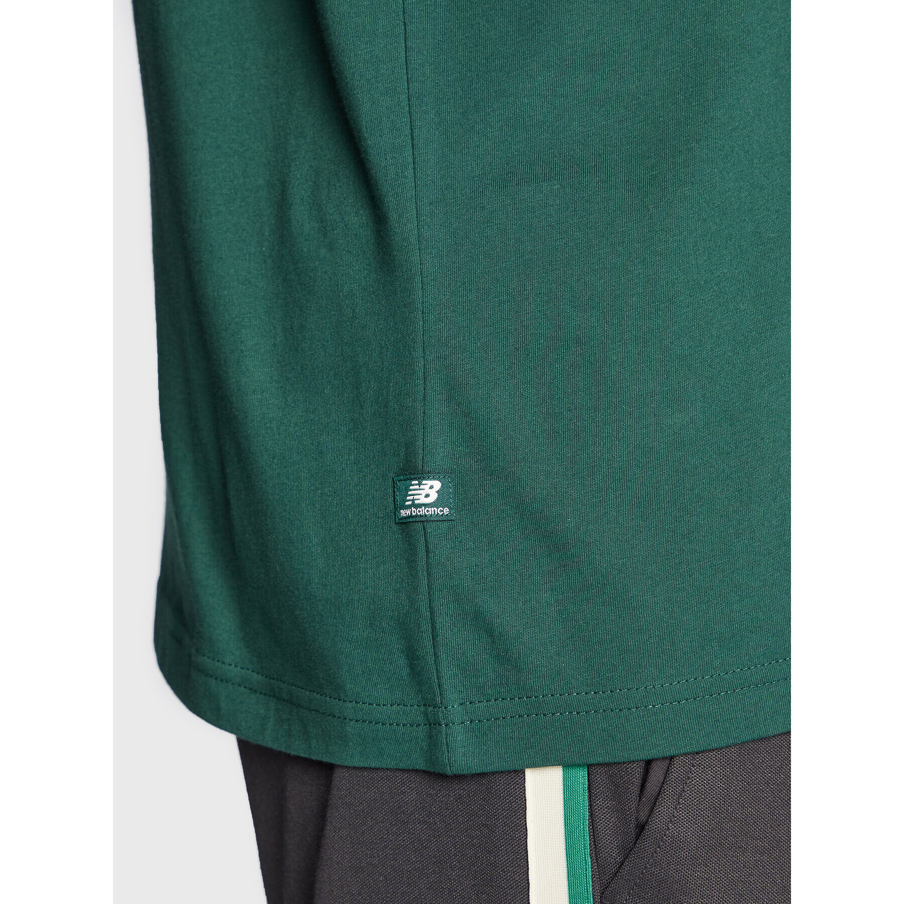 New Balance Tricou Essentials Graphic MT23514 Verde Relaxed Fit - Pled.ro