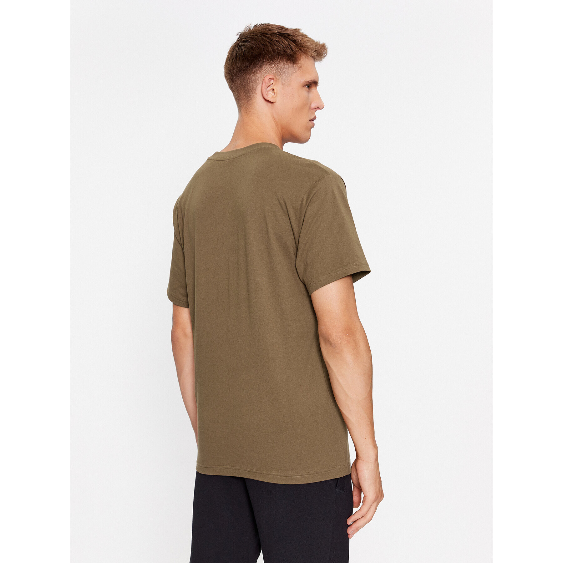 New Balance Tricou Essentials Stacked Logo Cotton Jersey Short Sleeve T-shirt MT31541 Maro Regular Fit - Pled.ro