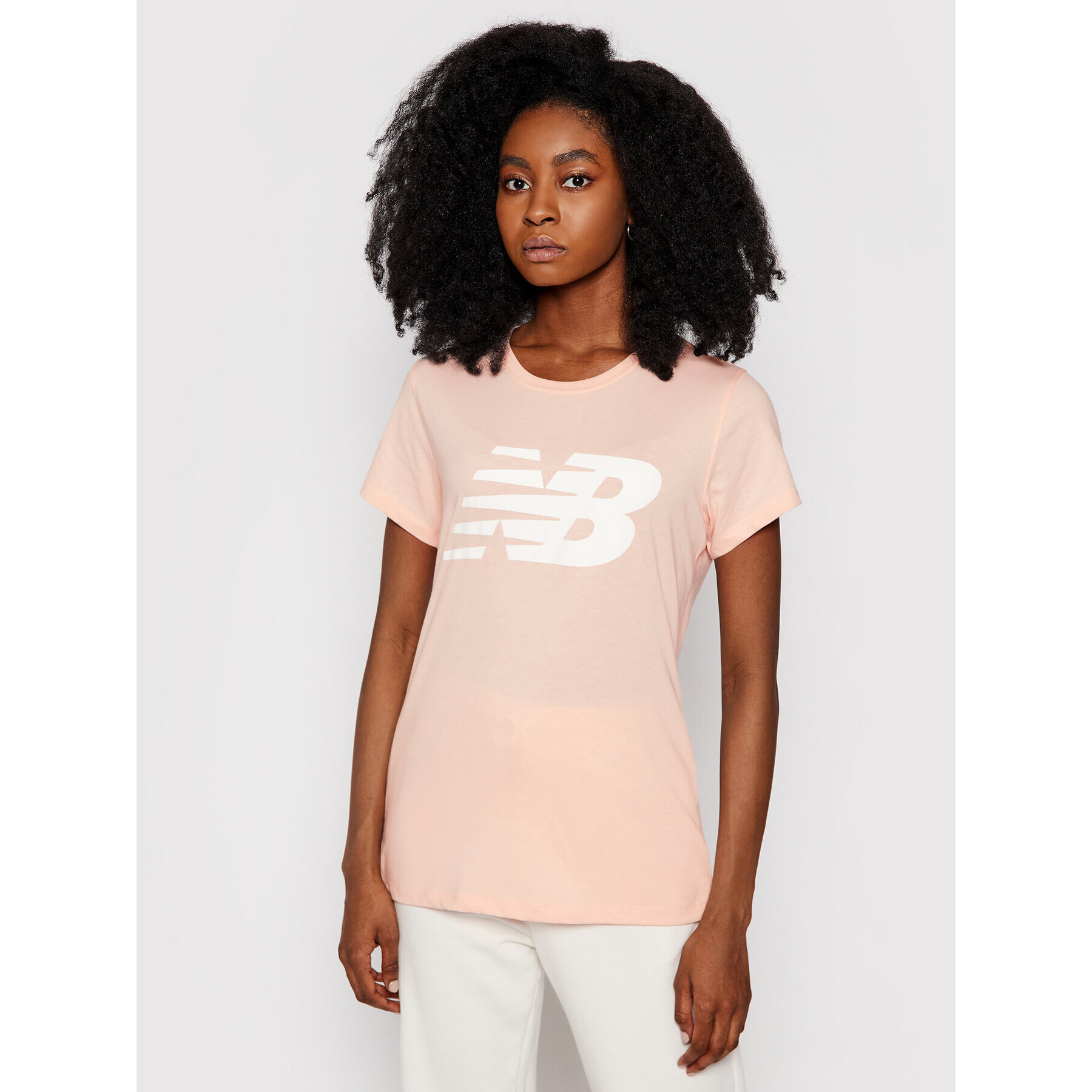 New Balance Tricou Fly WT01852 Portocaliu Athletic Fit - Pled.ro