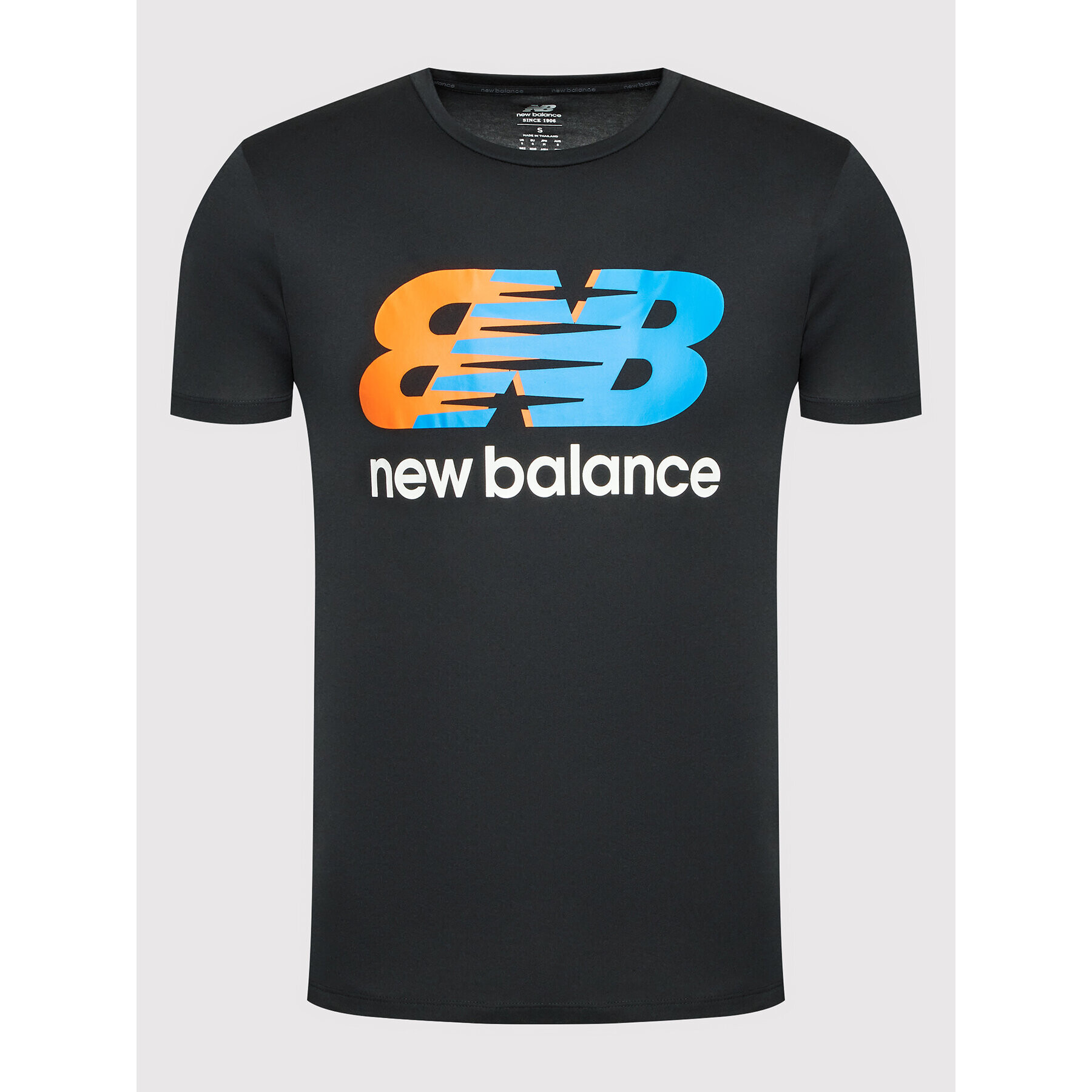 New Balance Tricou Graphic MT11071 Negru Athletic Fit - Pled.ro