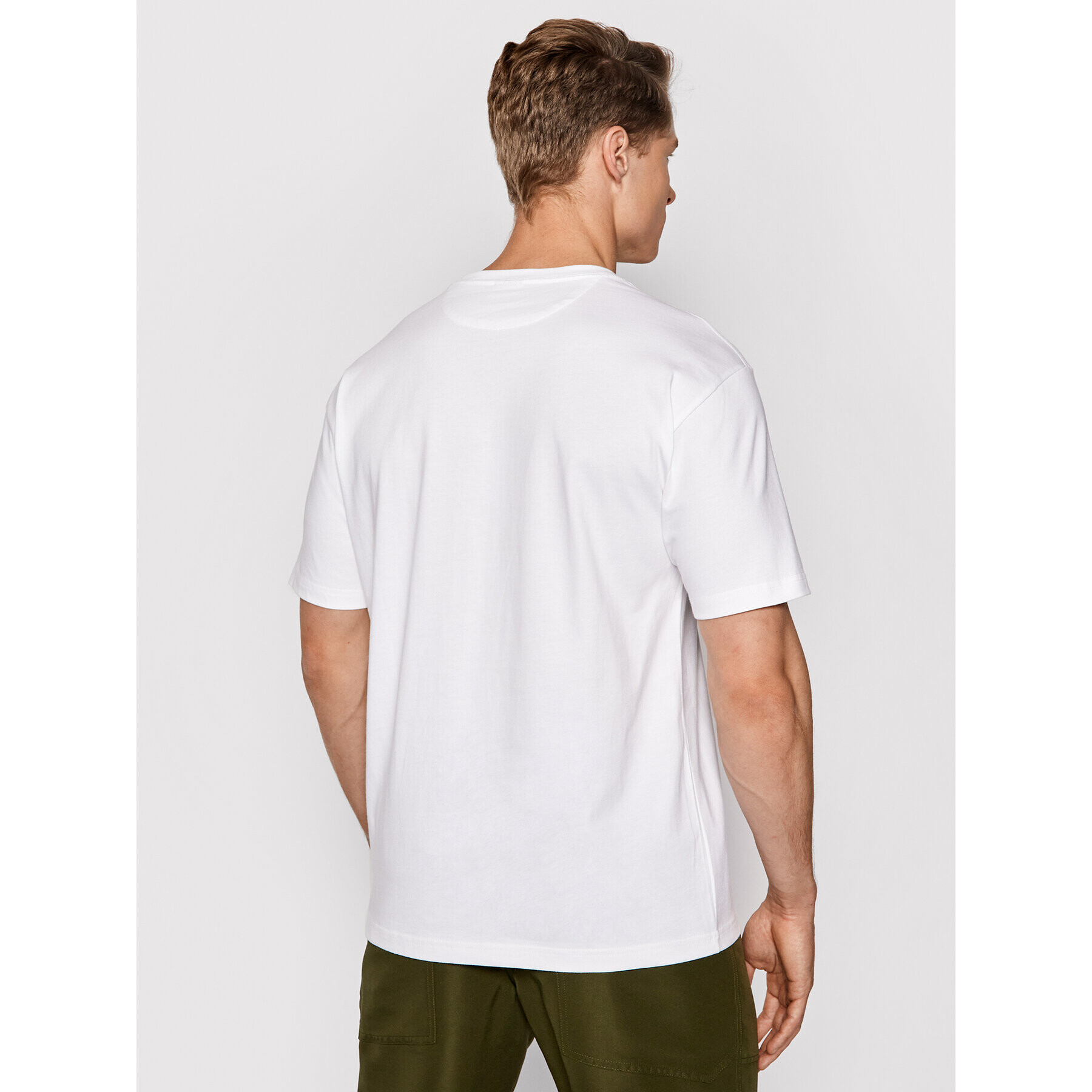 New Balance Tricou MT01518 Alb Relaxed Fit - Pled.ro