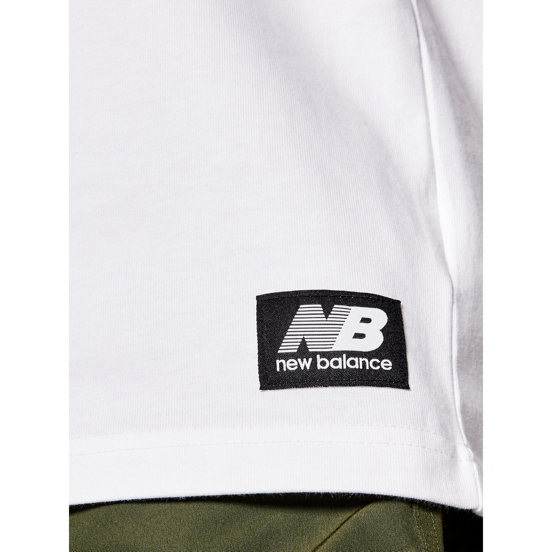 New Balance Tricou MT01518 Alb Relaxed Fit - Pled.ro