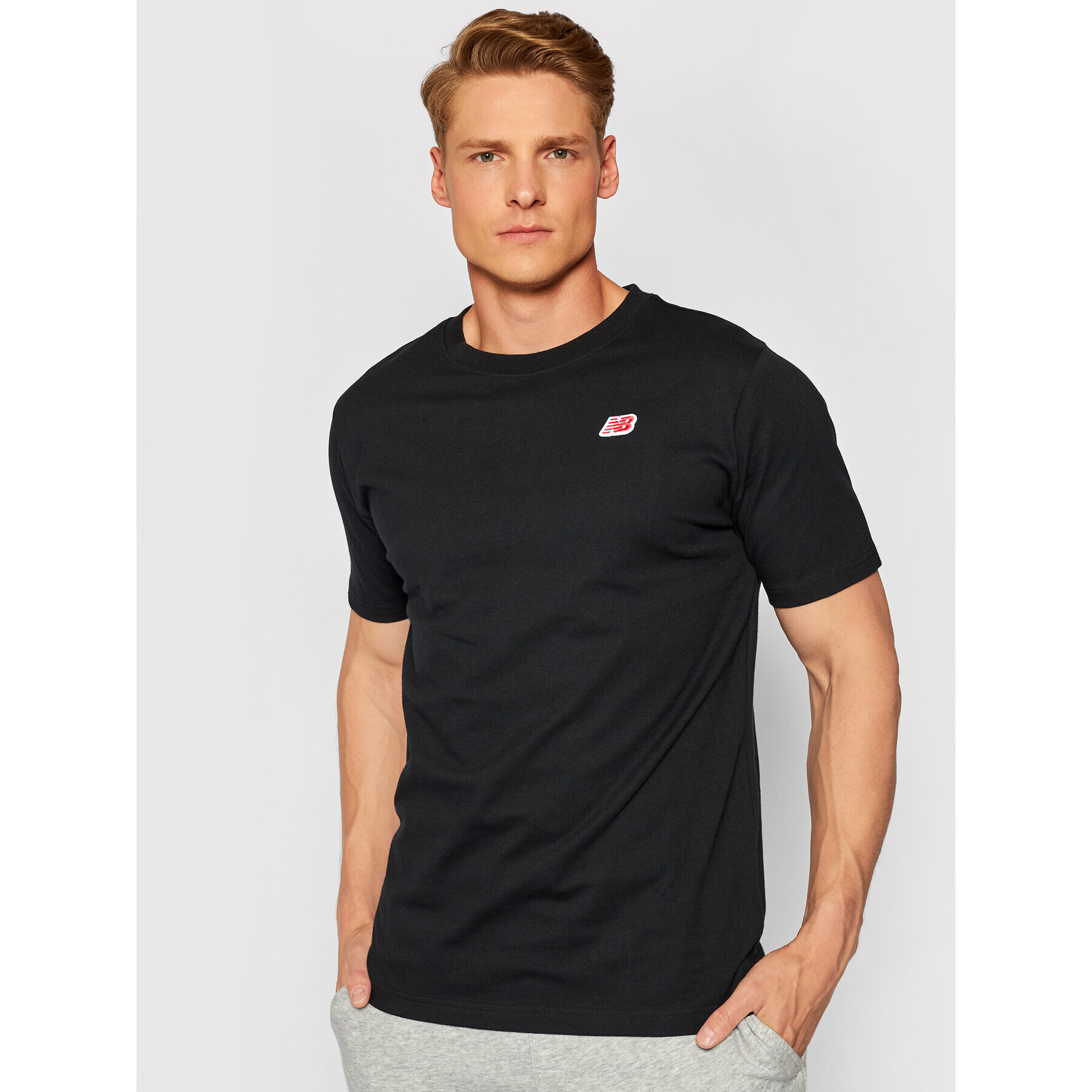 New Balance Tricou MT01660 Negru Slim Fit - Pled.ro