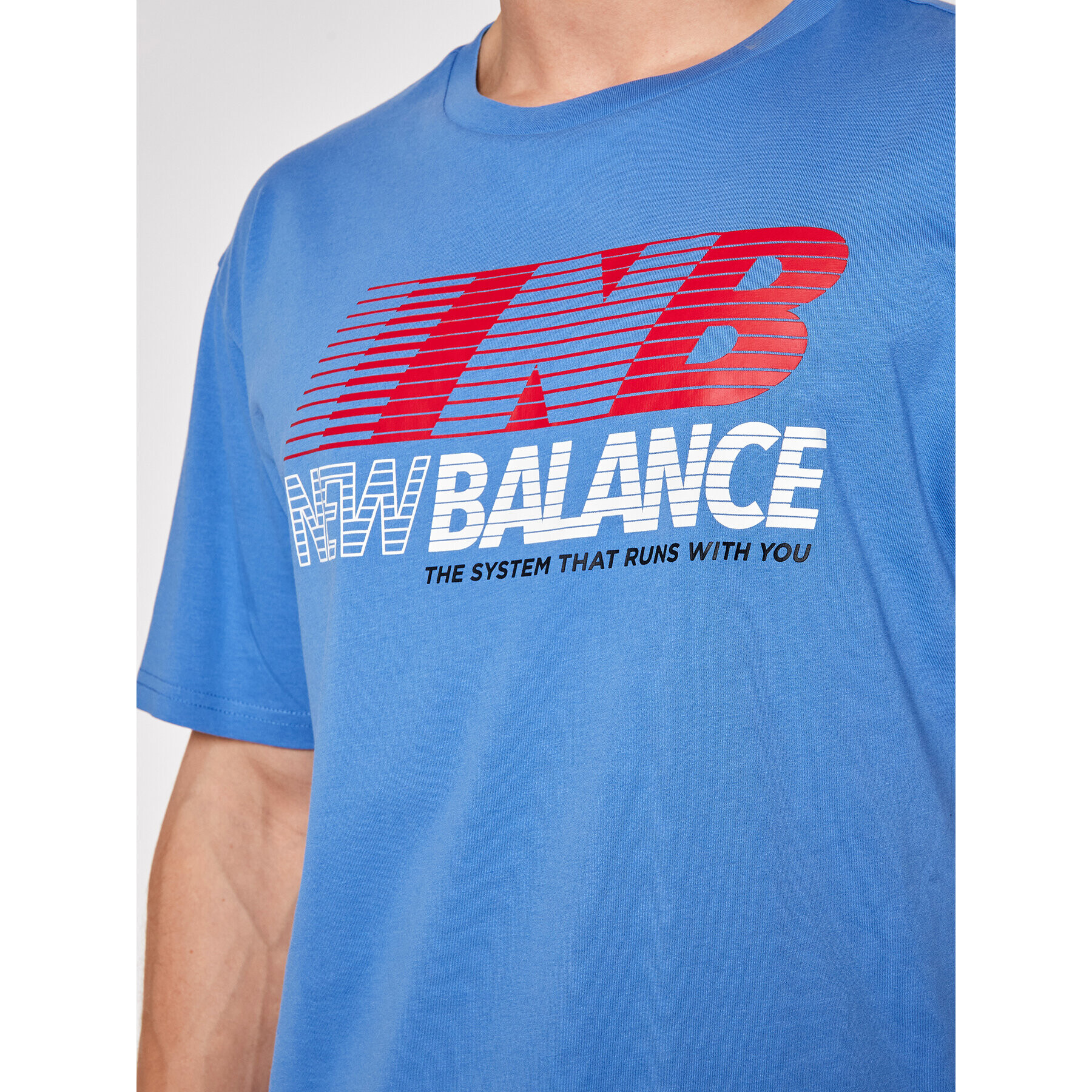 New Balance Tricou MT03513 Bleumarin Relaxed Fit - Pled.ro