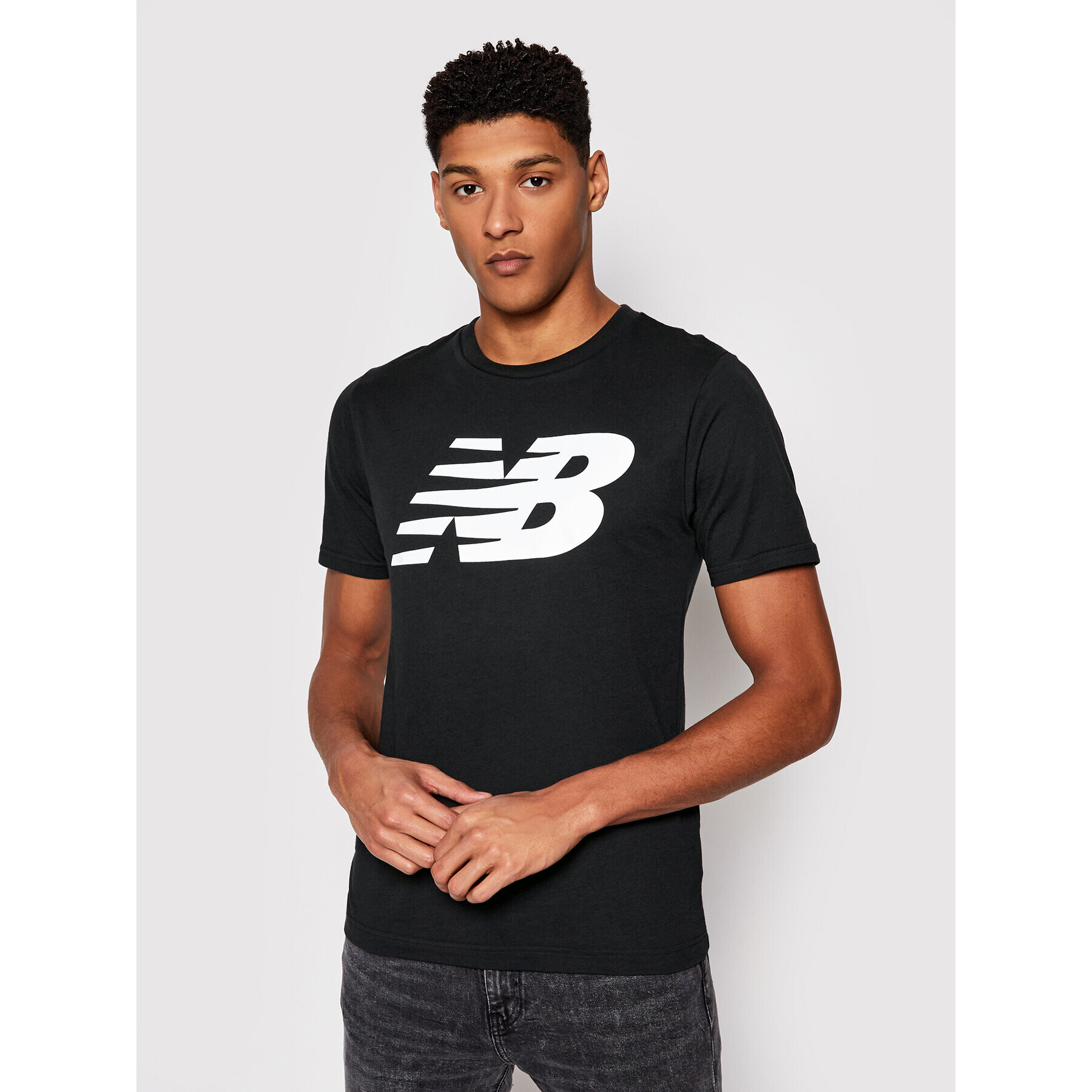 New Balance Tricou MT03919 Negru Regular Fit - Pled.ro