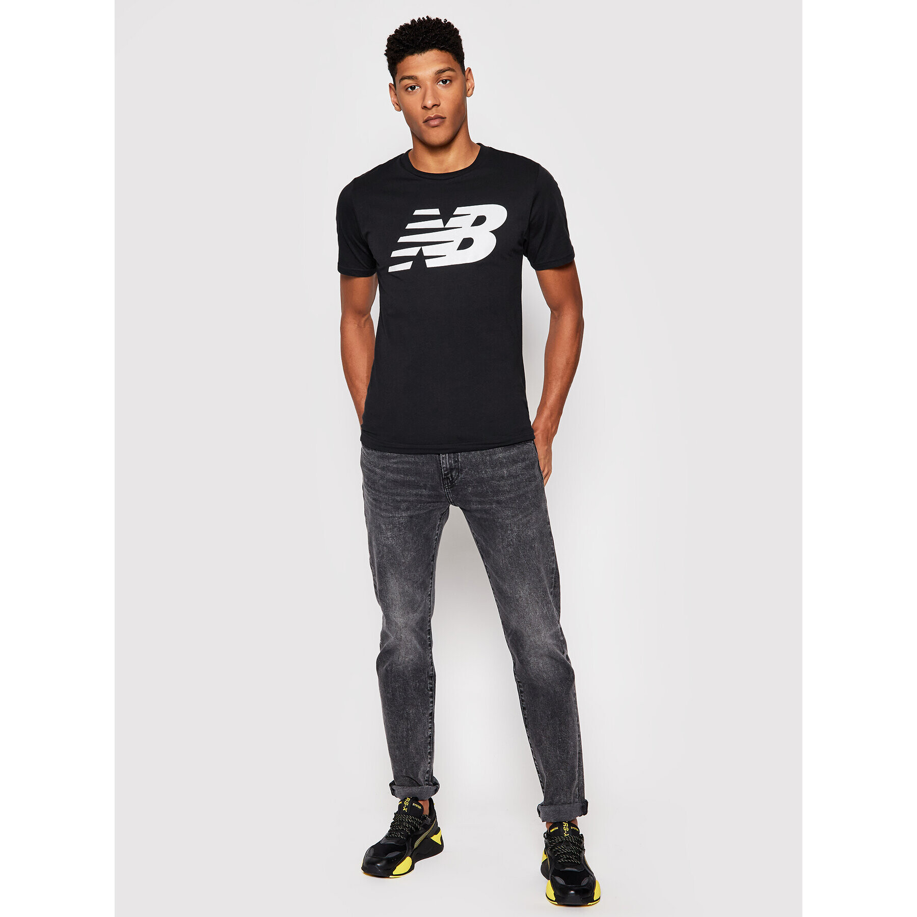 New Balance Tricou MT03919 Negru Regular Fit - Pled.ro