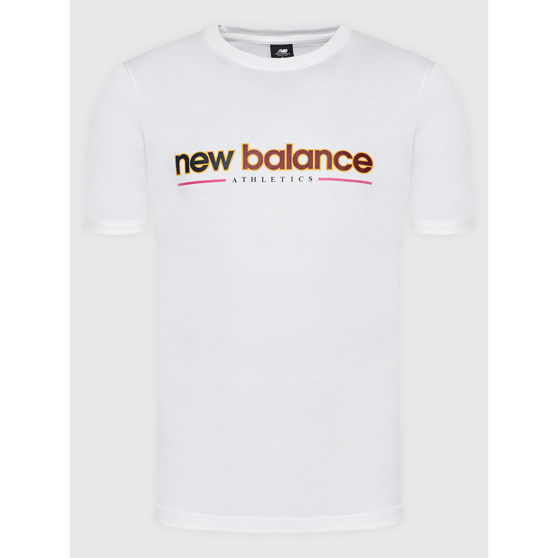 New Balance Tricou MT13500 Alb Relaxed Fit - Pled.ro