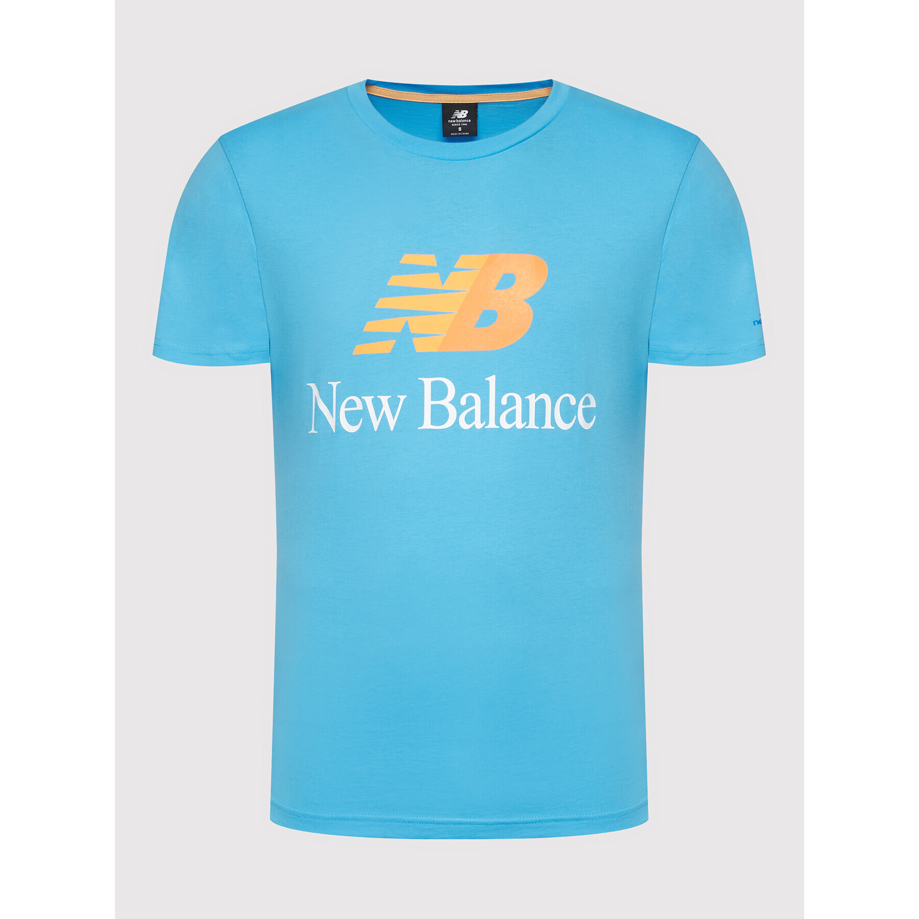 New Balance Tricou MT21529 Albastru Relaxed Fit - Pled.ro