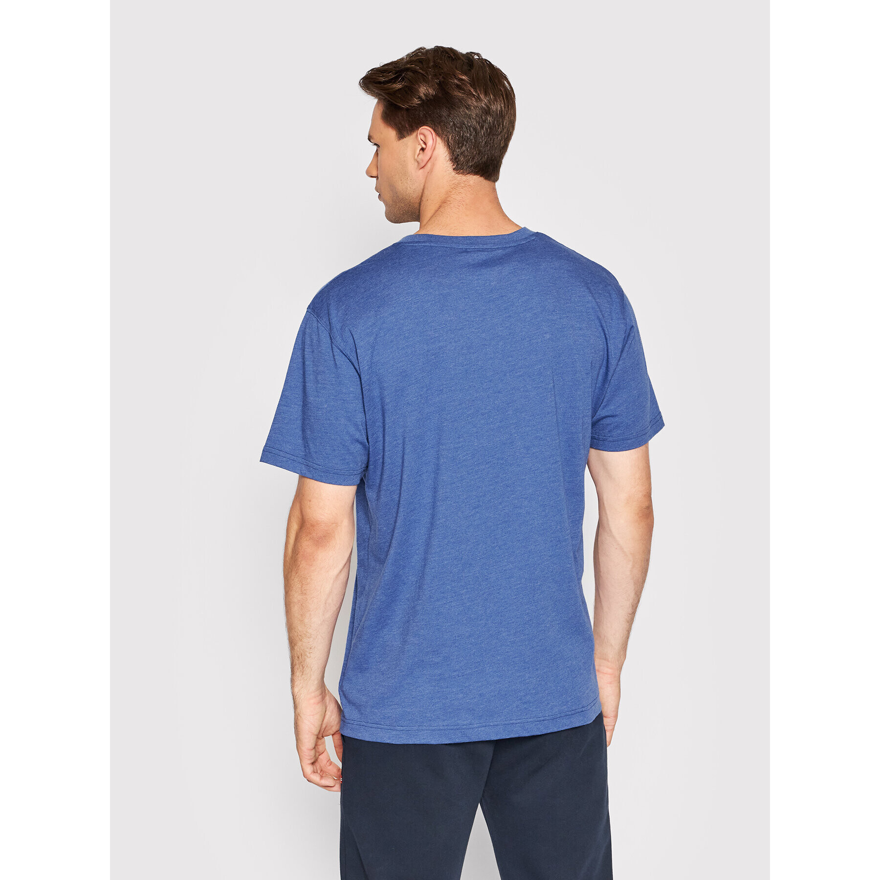 New Balance Tricou MT21901 Albastru Relaxed Fit - Pled.ro