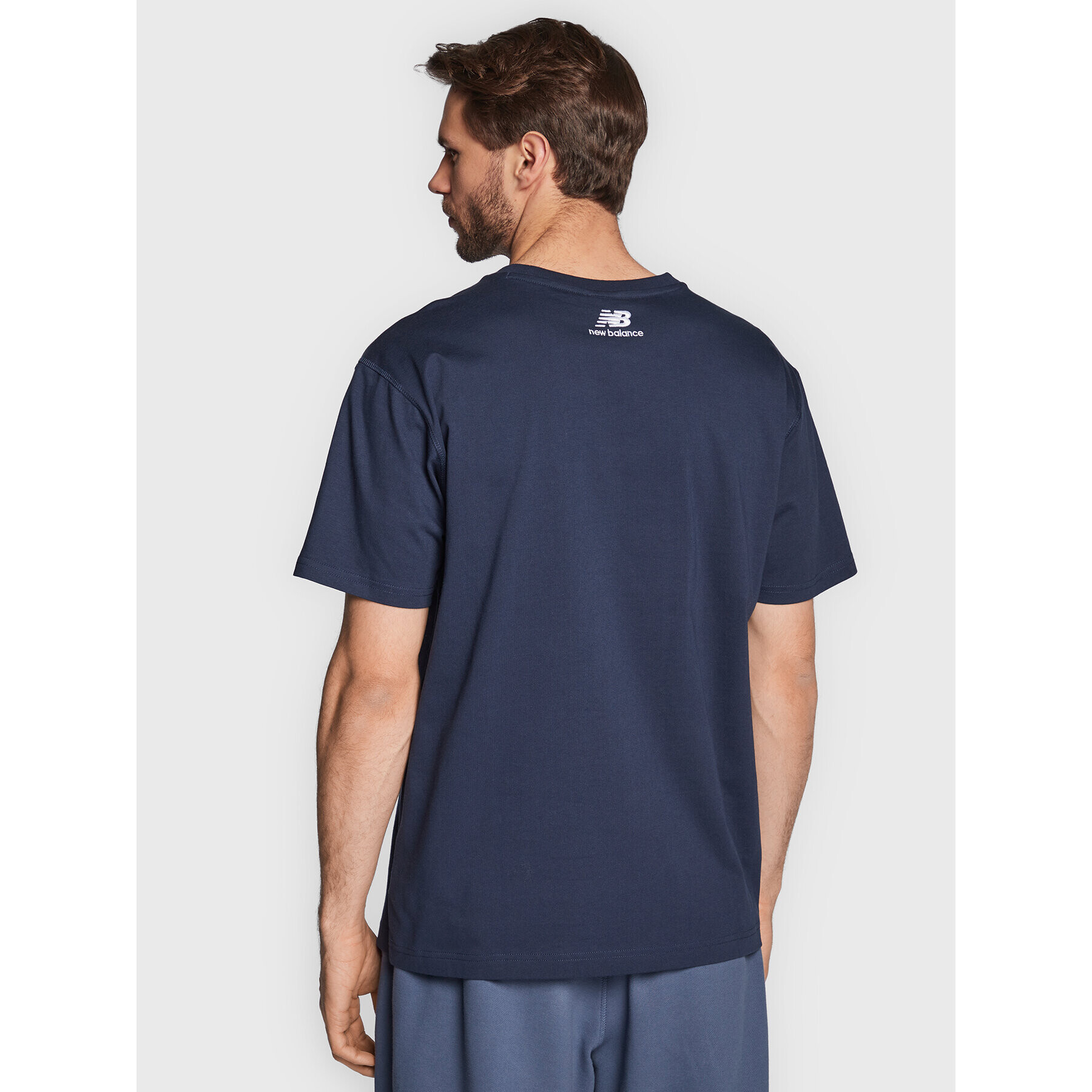 New Balance Tricou MT23502 Bleumarin Relaxed Fit - Pled.ro