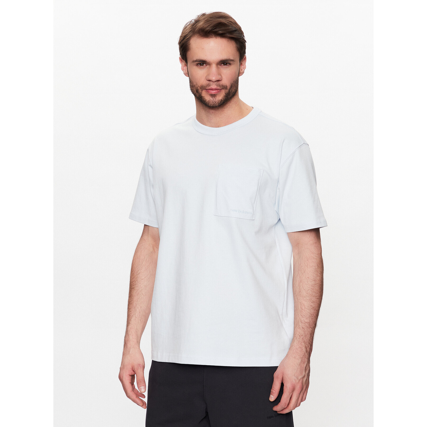 New Balance Tricou MT23567 Albastru Relaxed Fit - Pled.ro