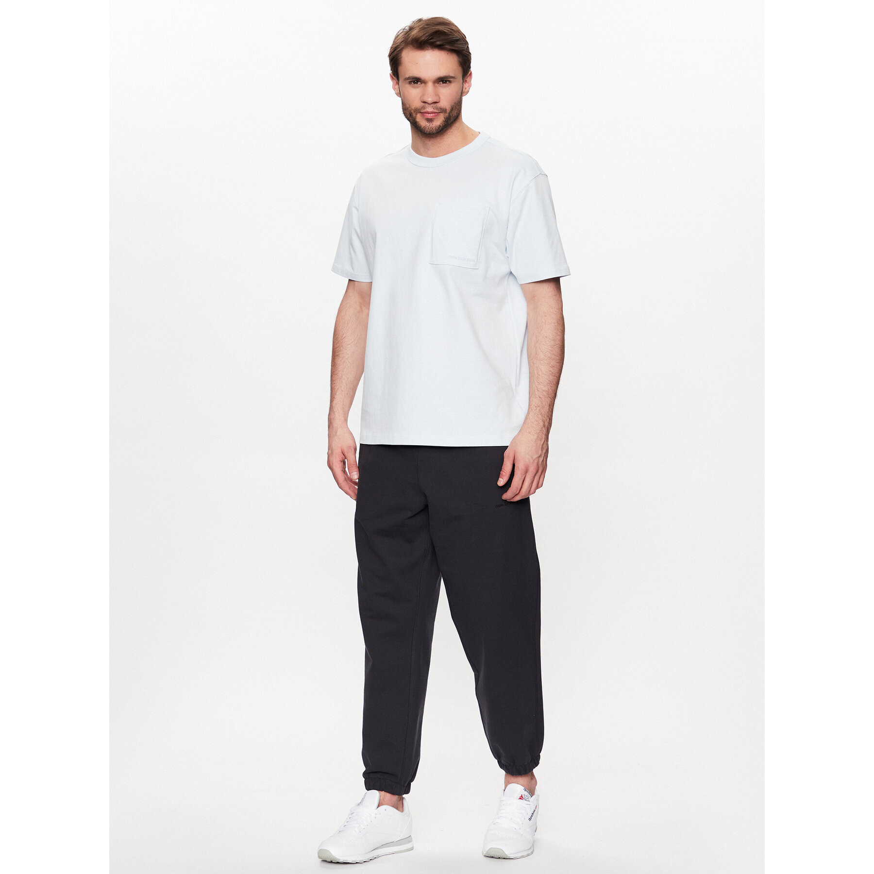 New Balance Tricou MT23567 Albastru Relaxed Fit - Pled.ro