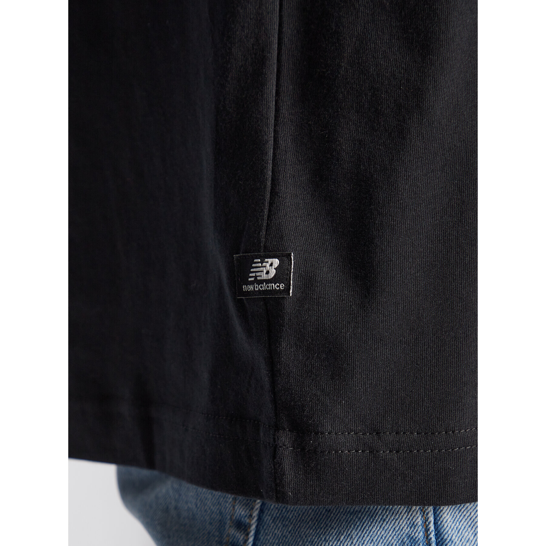 New Balance Tricou MT23570 Negru Relaxed Fit - Pled.ro