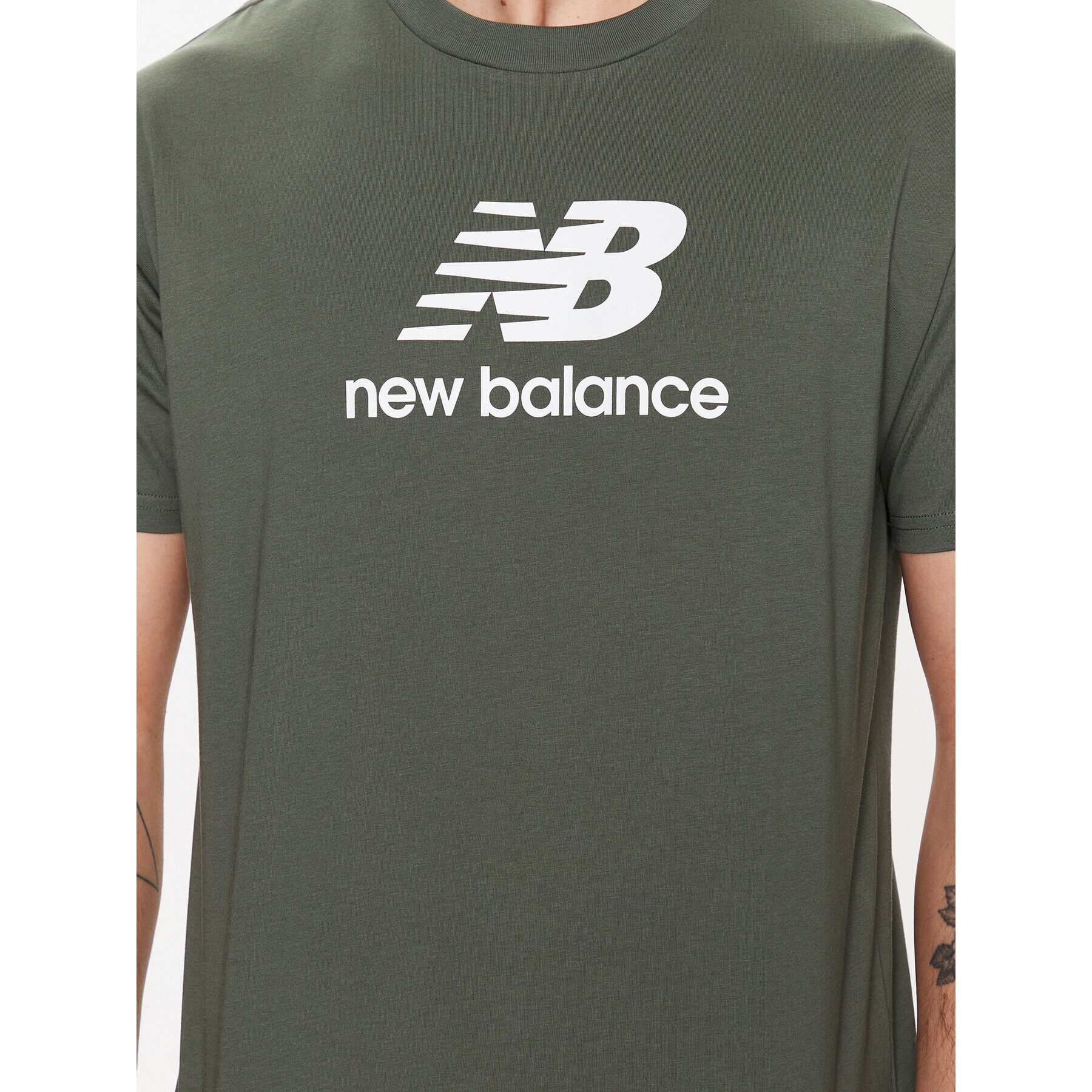 New Balance Tricou MT31541 Verde Relaxed Fit - Pled.ro