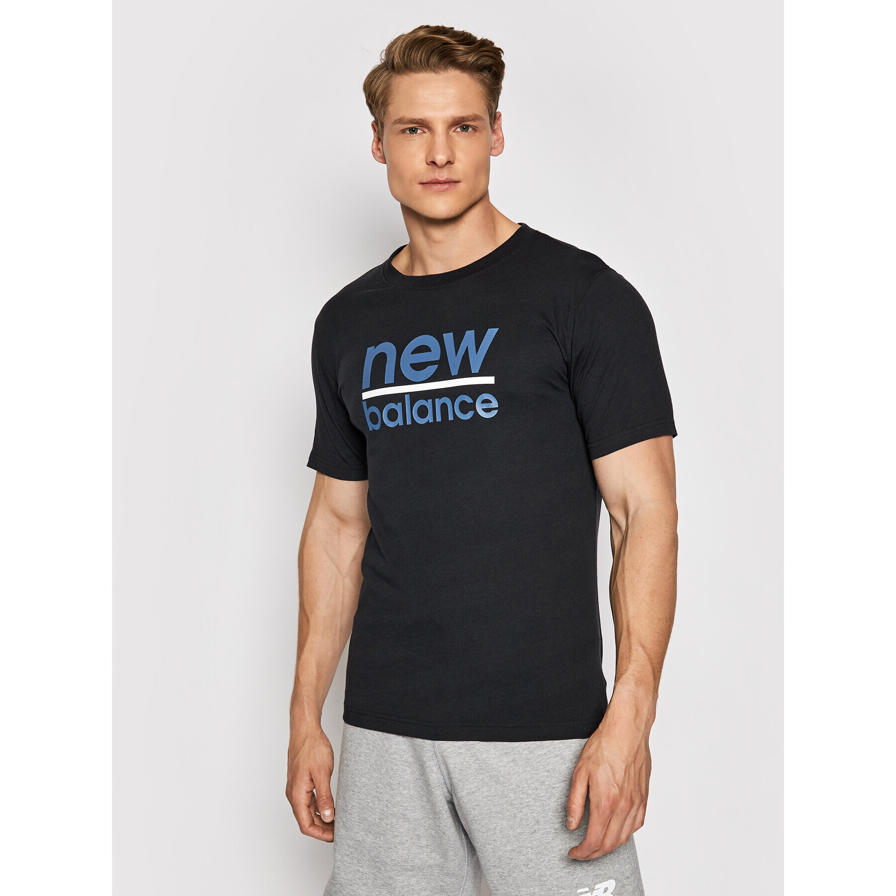 New Balance Tricou Split MT11905 Negru Regular Fit - Pled.ro