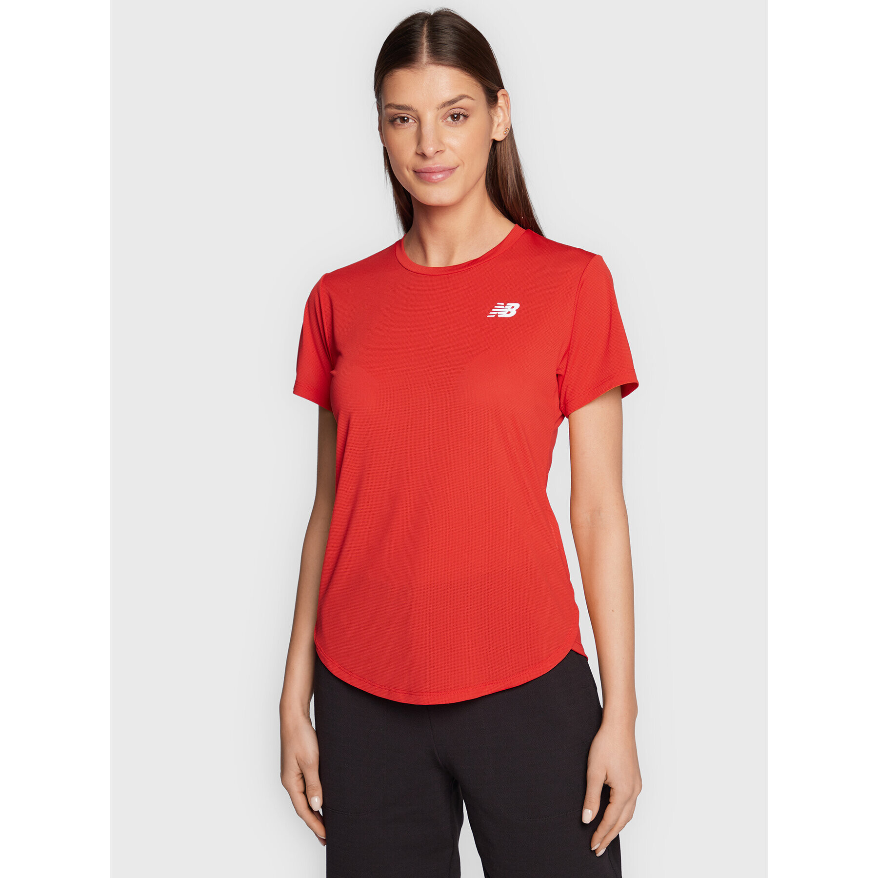 New Balance Tricou tehnic Accelerate WT23222 Roșu Athletic Fit - Pled.ro