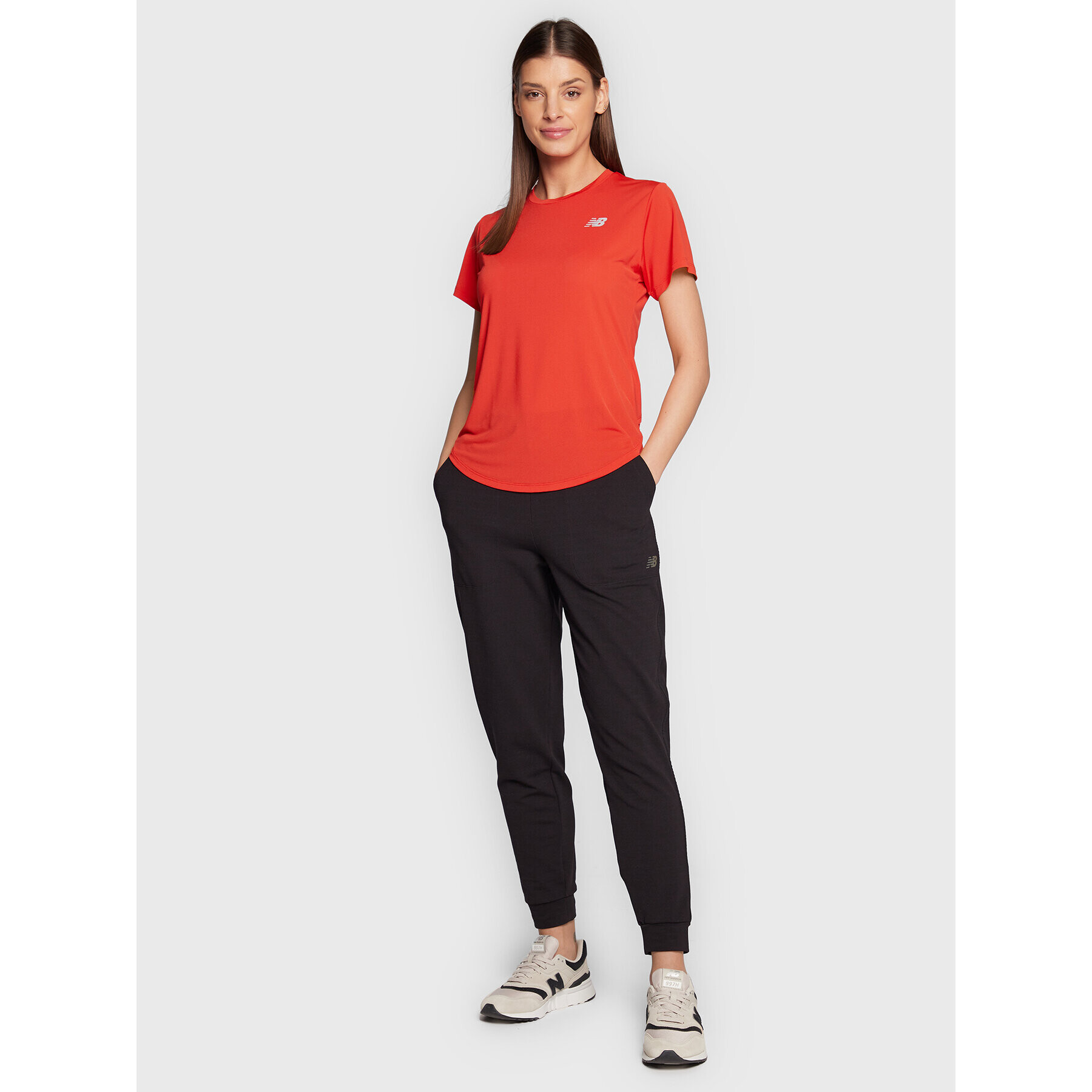 New Balance Tricou tehnic Accelerate WT23222 Roșu Athletic Fit - Pled.ro