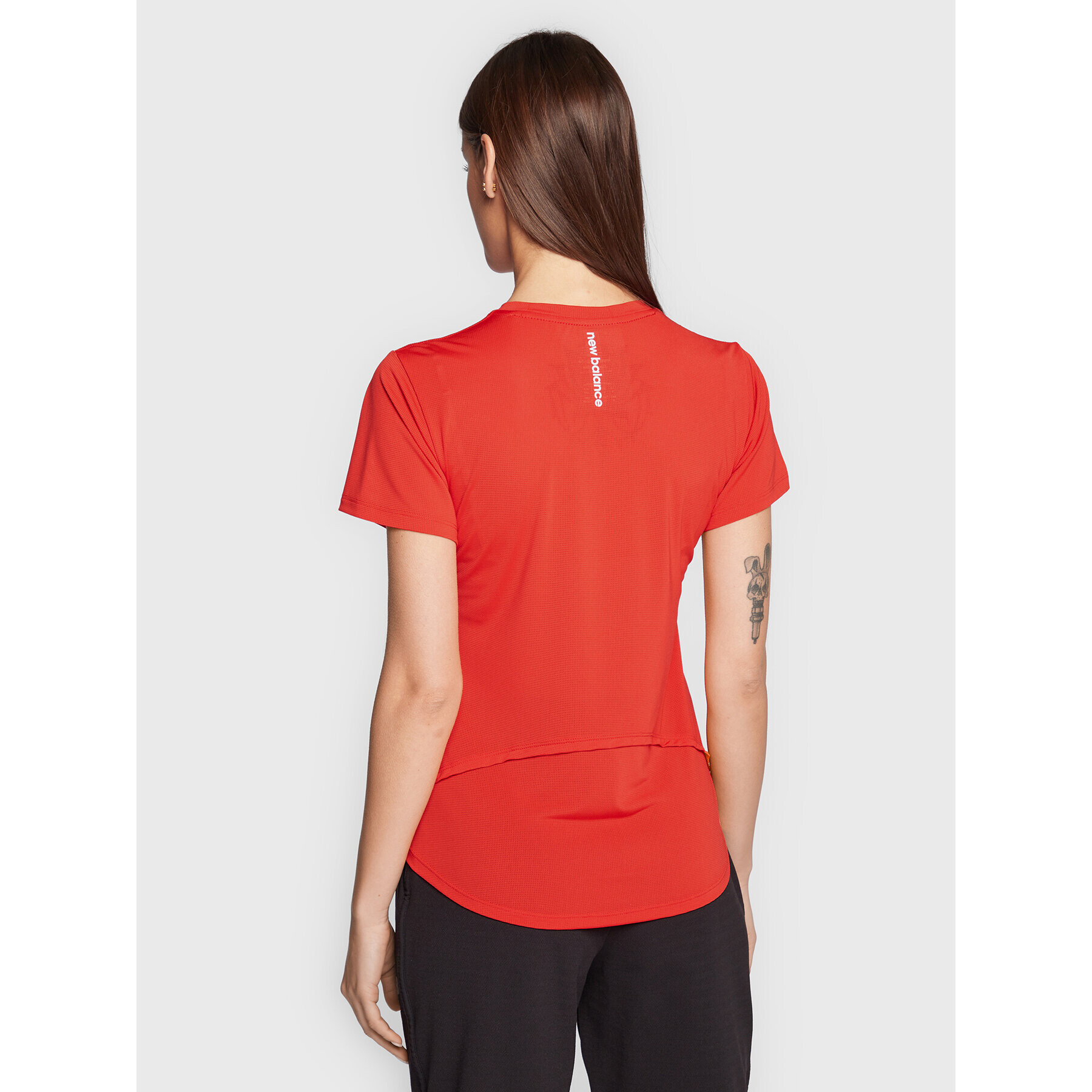 New Balance Tricou tehnic Accelerate WT23222 Roșu Athletic Fit - Pled.ro