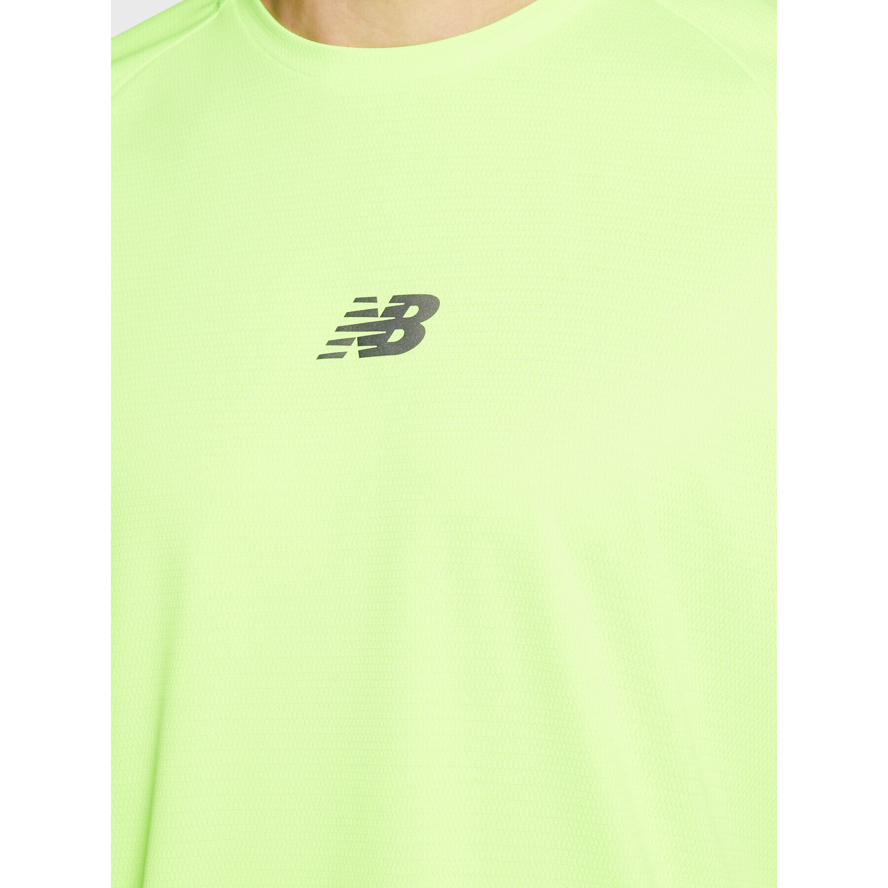 New Balance Tricou tehnic Impact Run MT23277 Verde Athletic Fit - Pled.ro