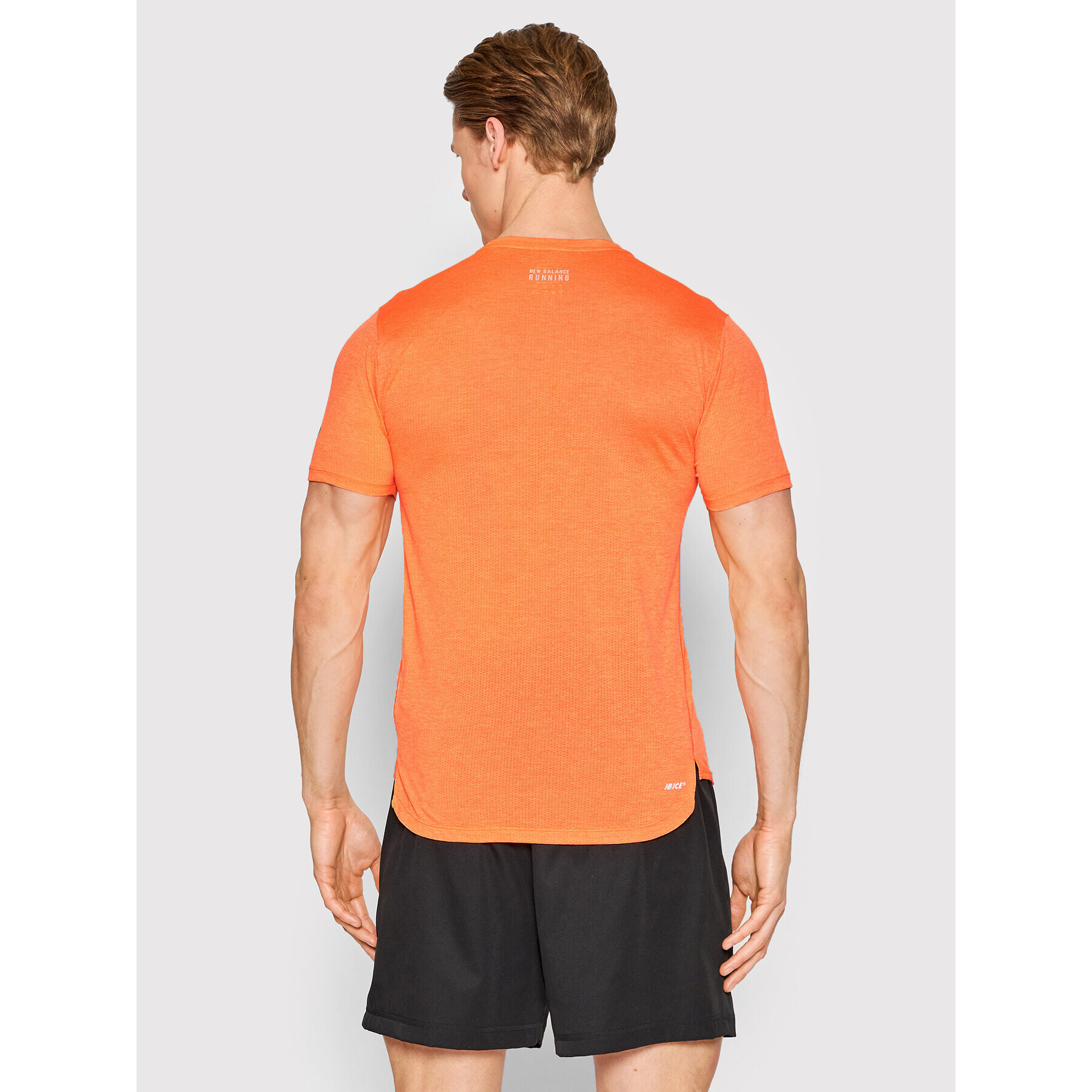 New Balance Tricou tehnic MT21277 Portocaliu Athletic Fit - Pled.ro