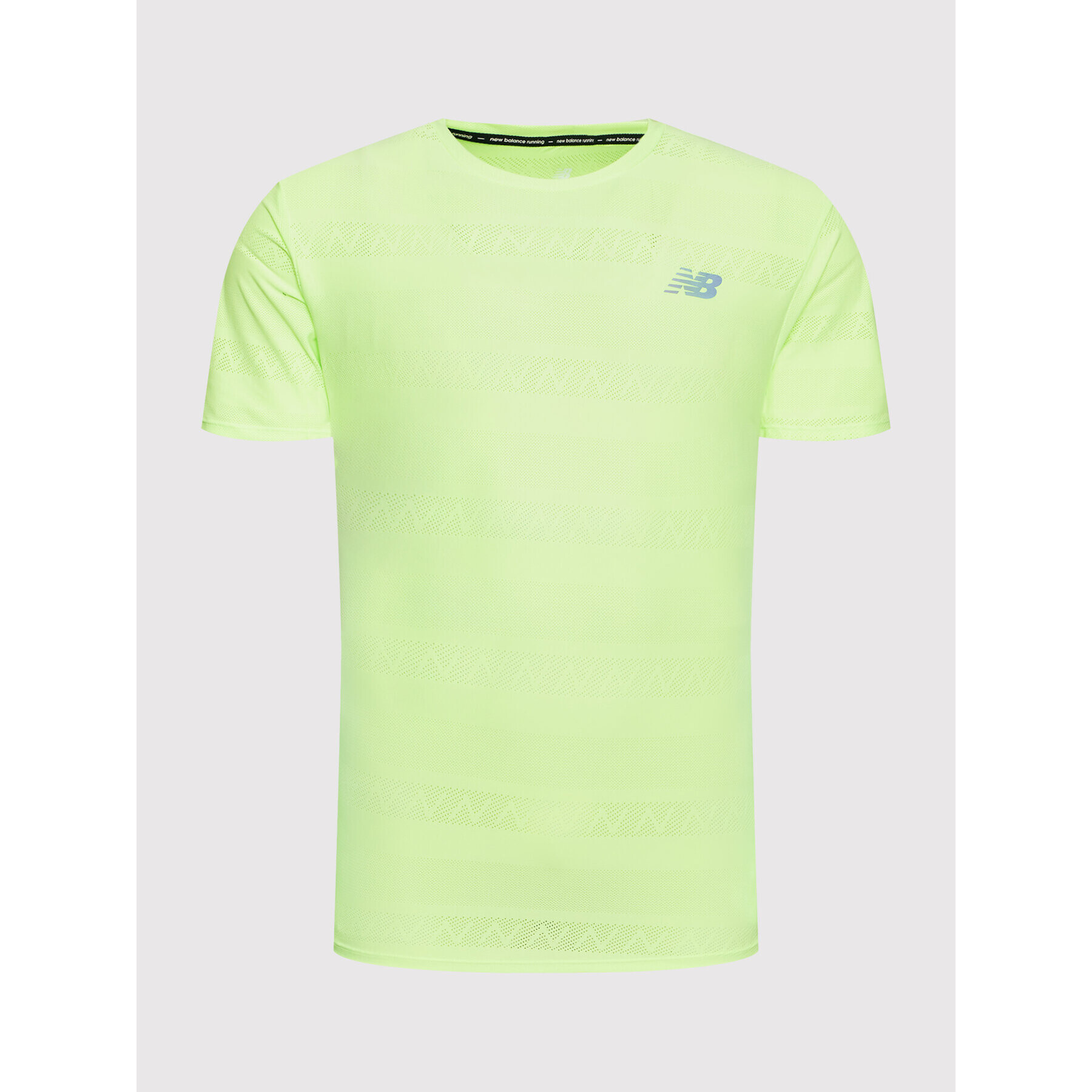 New Balance Tricou tehnic Speed MT13277 Verde Athletic Fit - Pled.ro