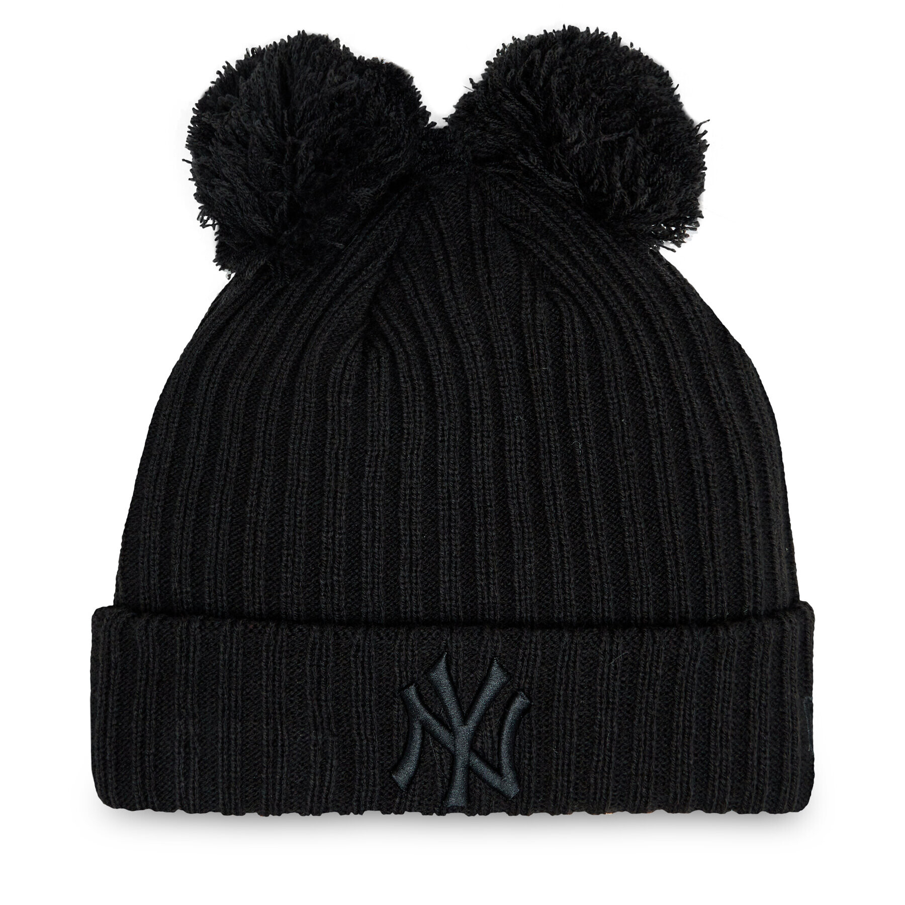 New Era Căciulă Double Pom New York Yankees Beanie 60364290 Negru - Pled.ro